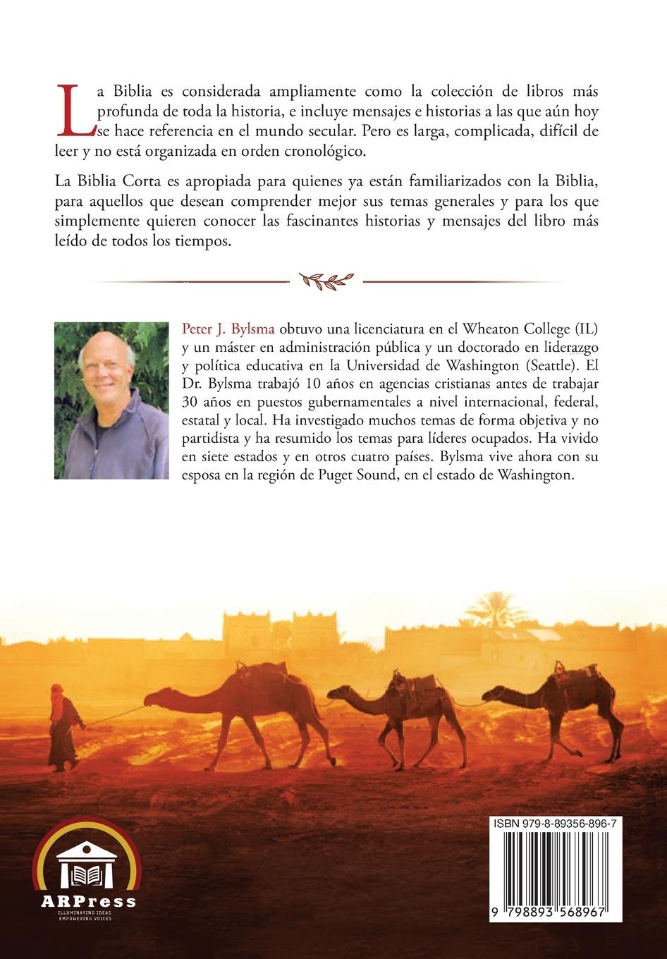 Rückseitencover La Biblia Corta