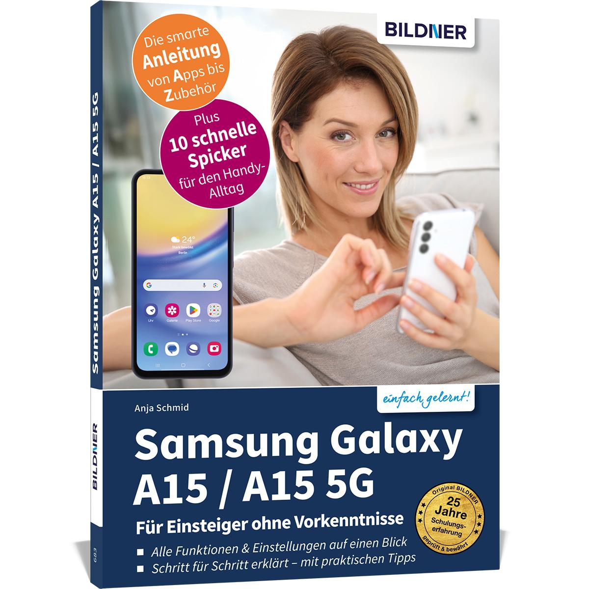 Vorderes Coverbild Samsung Galaxy A15 / A15 5G - Für Einsteiger ohne Vorkenntnisse