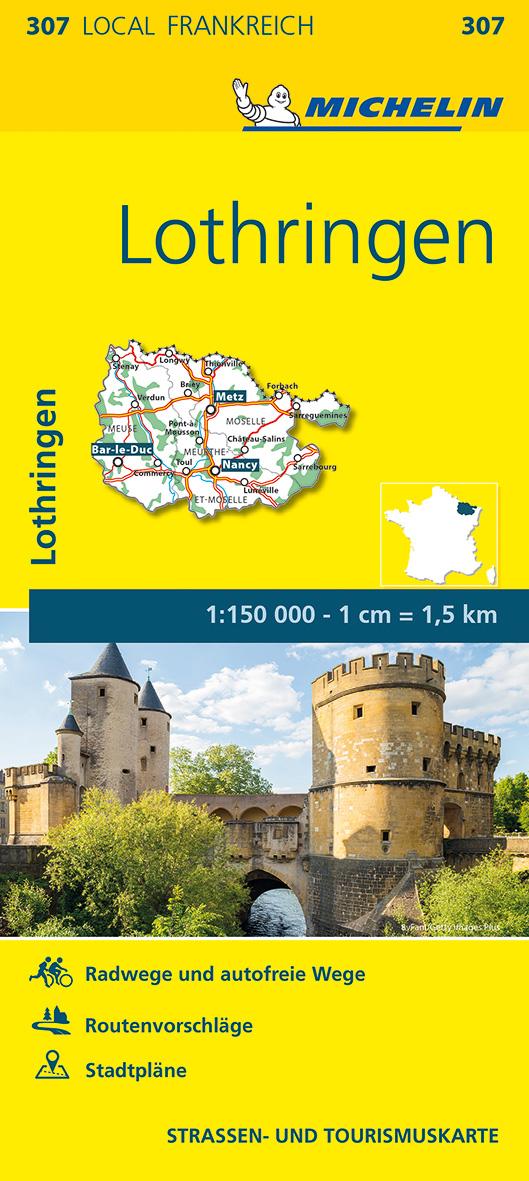 Vorderes Coverbild Michelin Lothringen