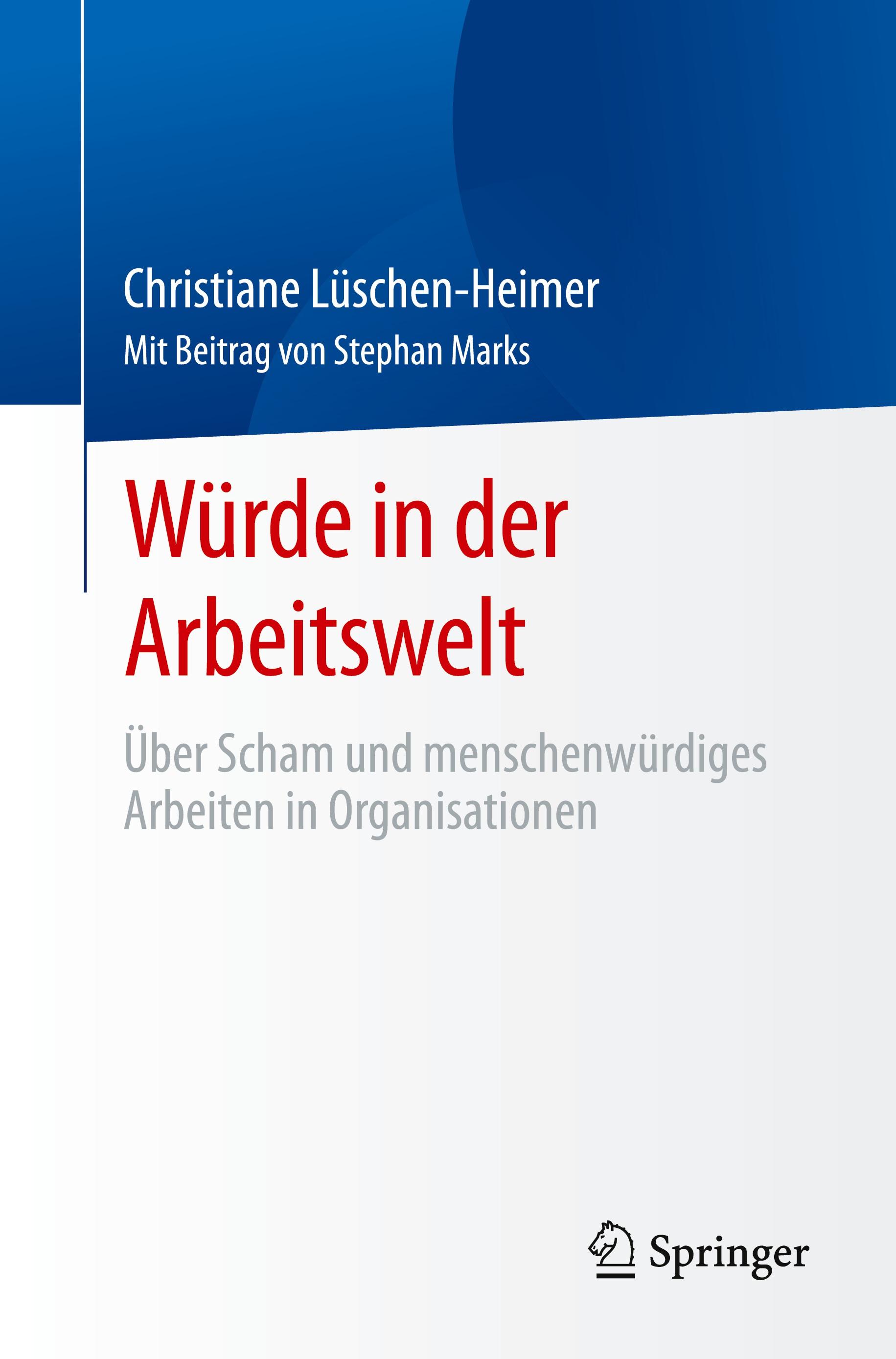 Vorderes Coverbild Würde in der Arbeitswelt