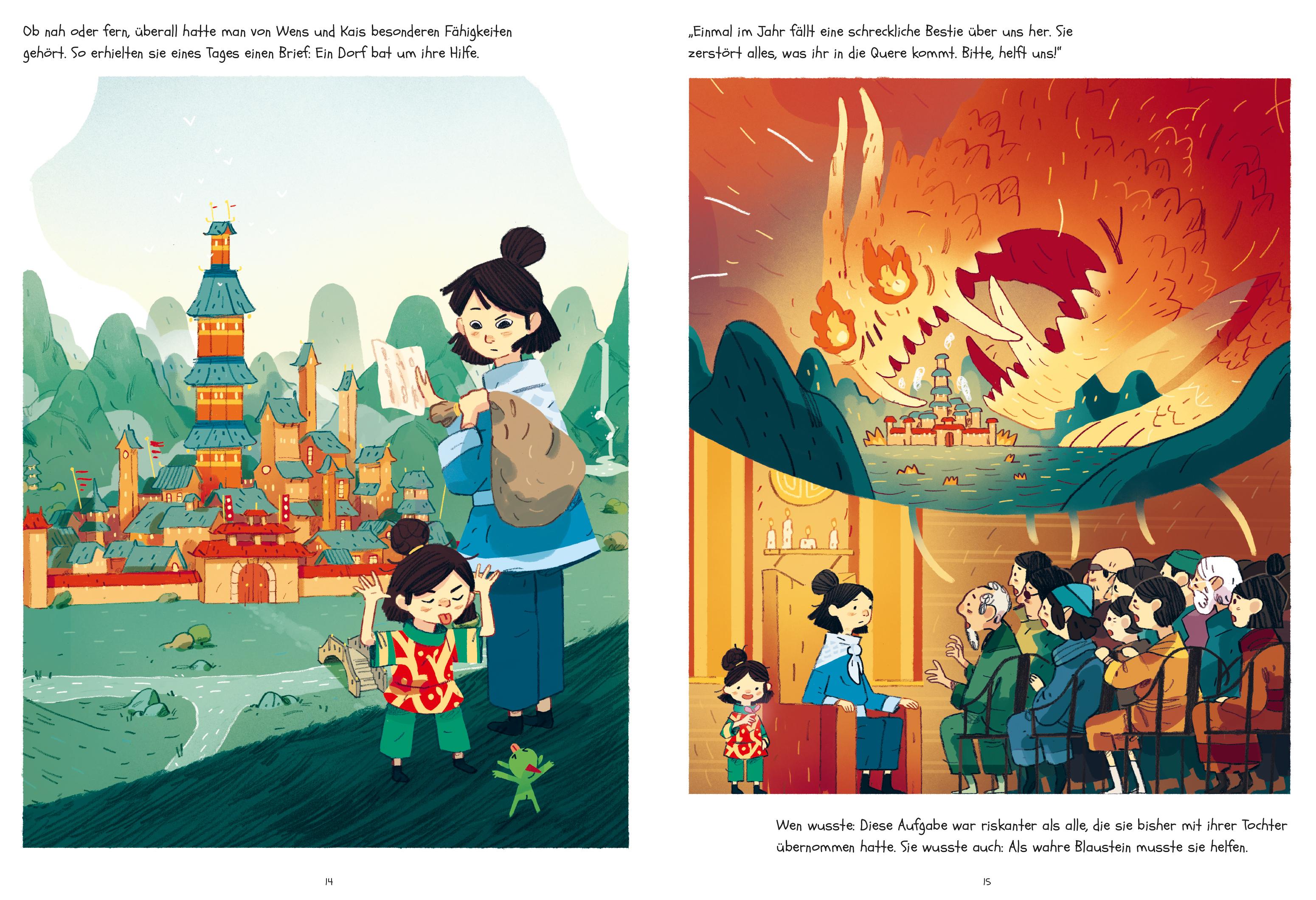 Beispielinhalt (Bild) Professor Blausteins höchst ungewöhnliche Vorfahren (Band 4) - Kai und der Affenkönig