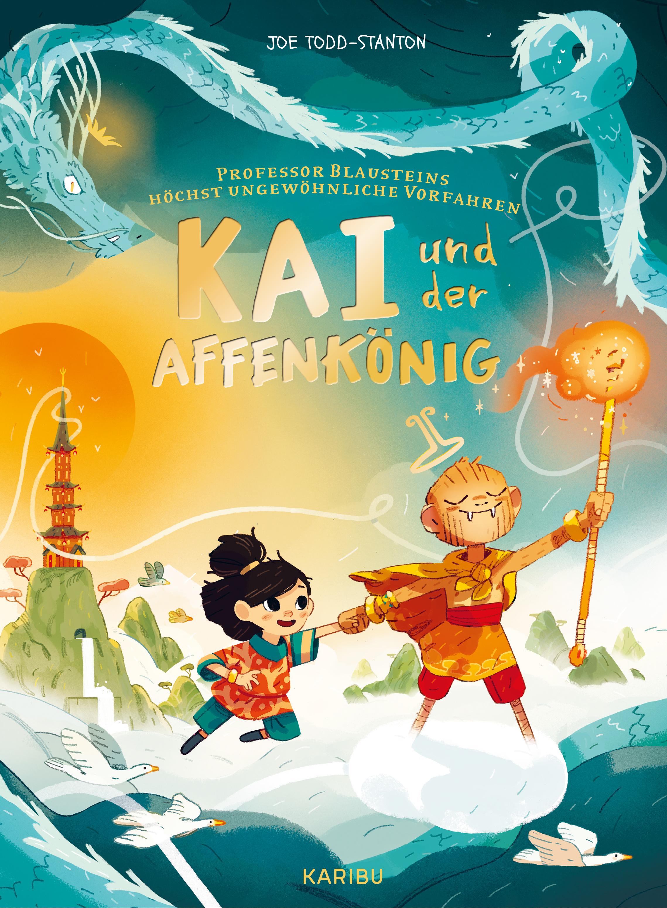 Vorderes Coverbild Professor Blausteins höchst ungewöhnliche Vorfahren (Band 4) - Kai und der Affenkönig