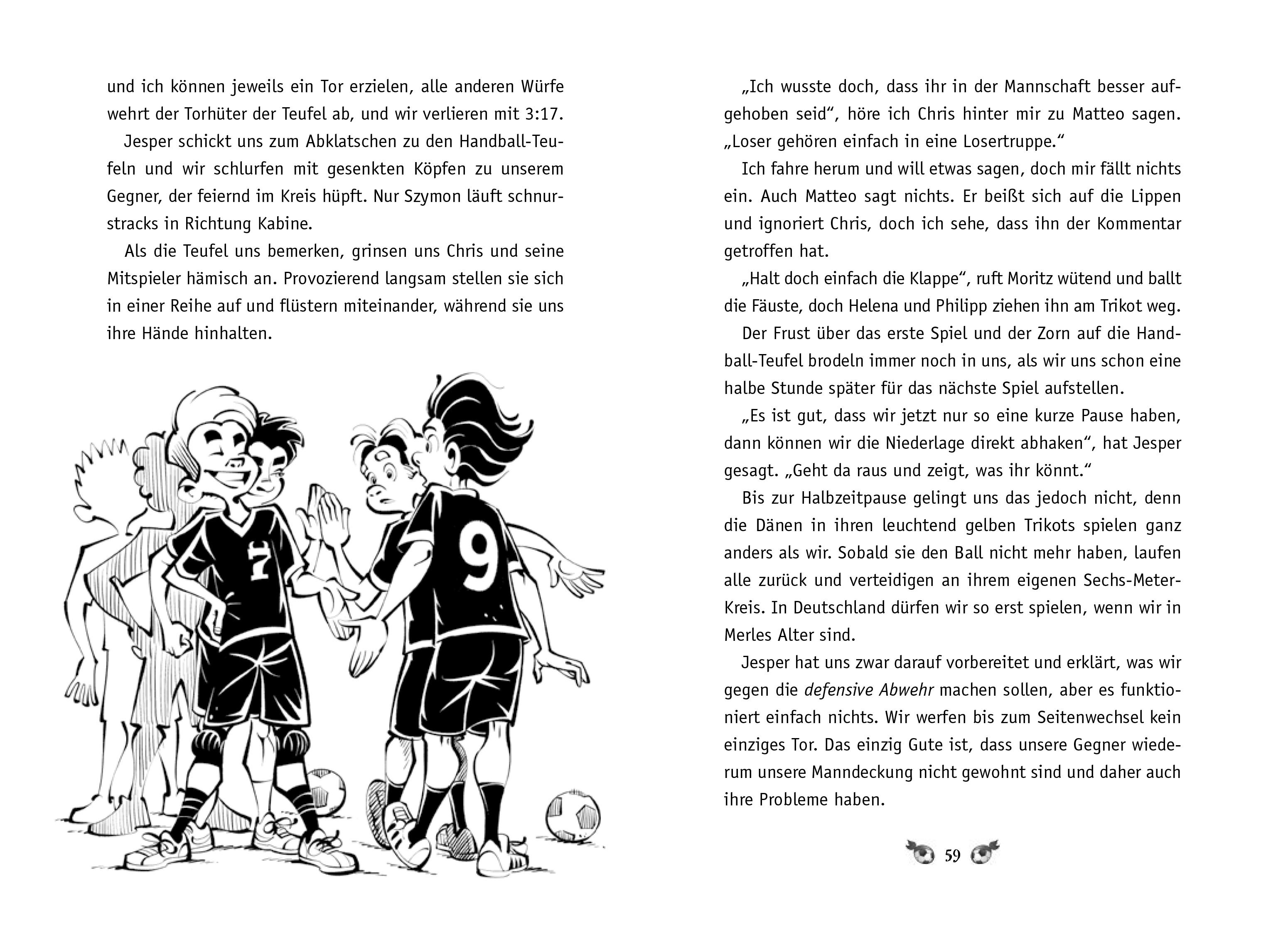 Beispielinhalt (Bild) Die Handball-Piraten (Band 2) - Nicht zu stoppen!