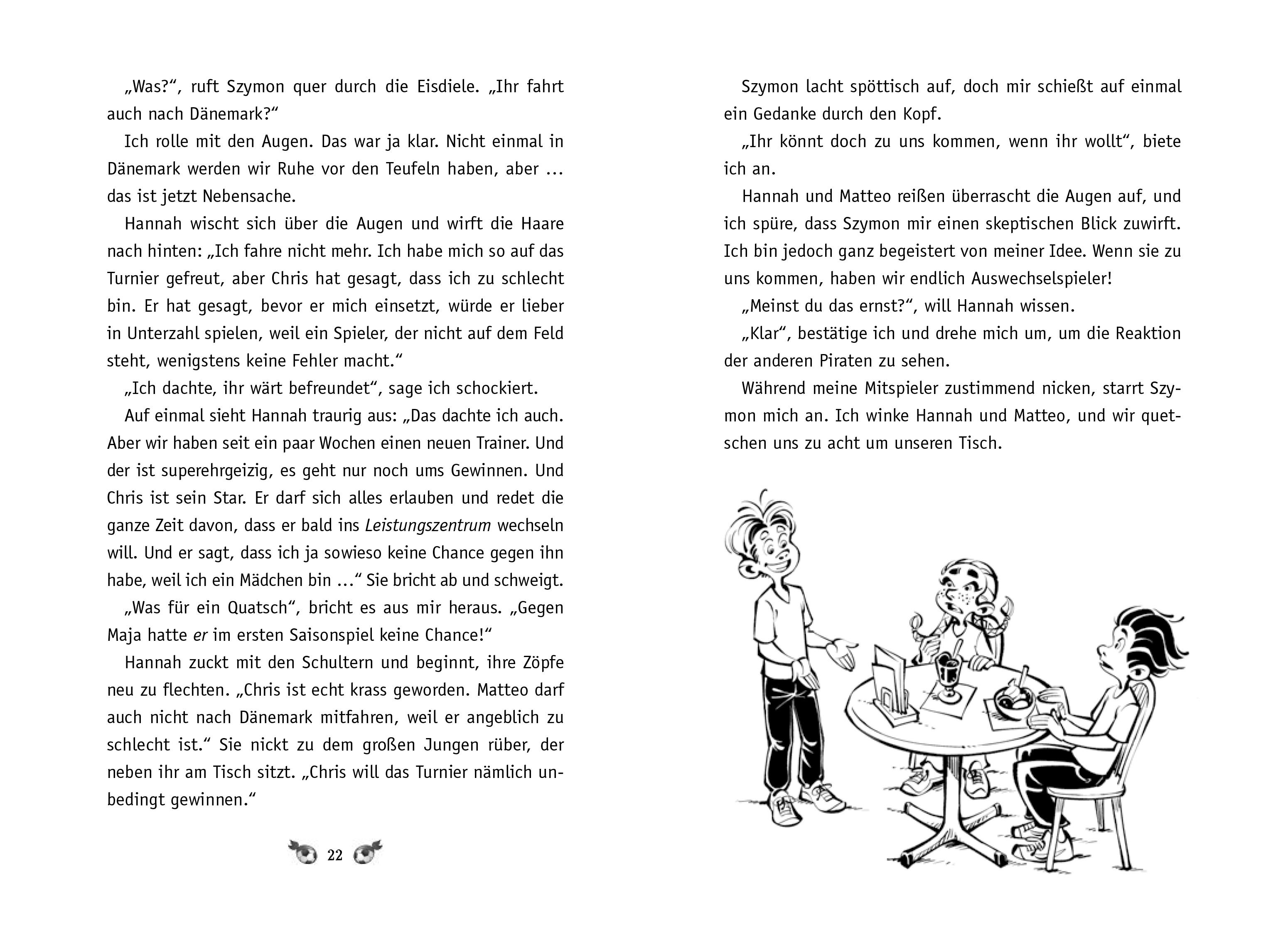 Beispielinhalt (Bild) Die Handball-Piraten (Band 2) - Nicht zu stoppen!