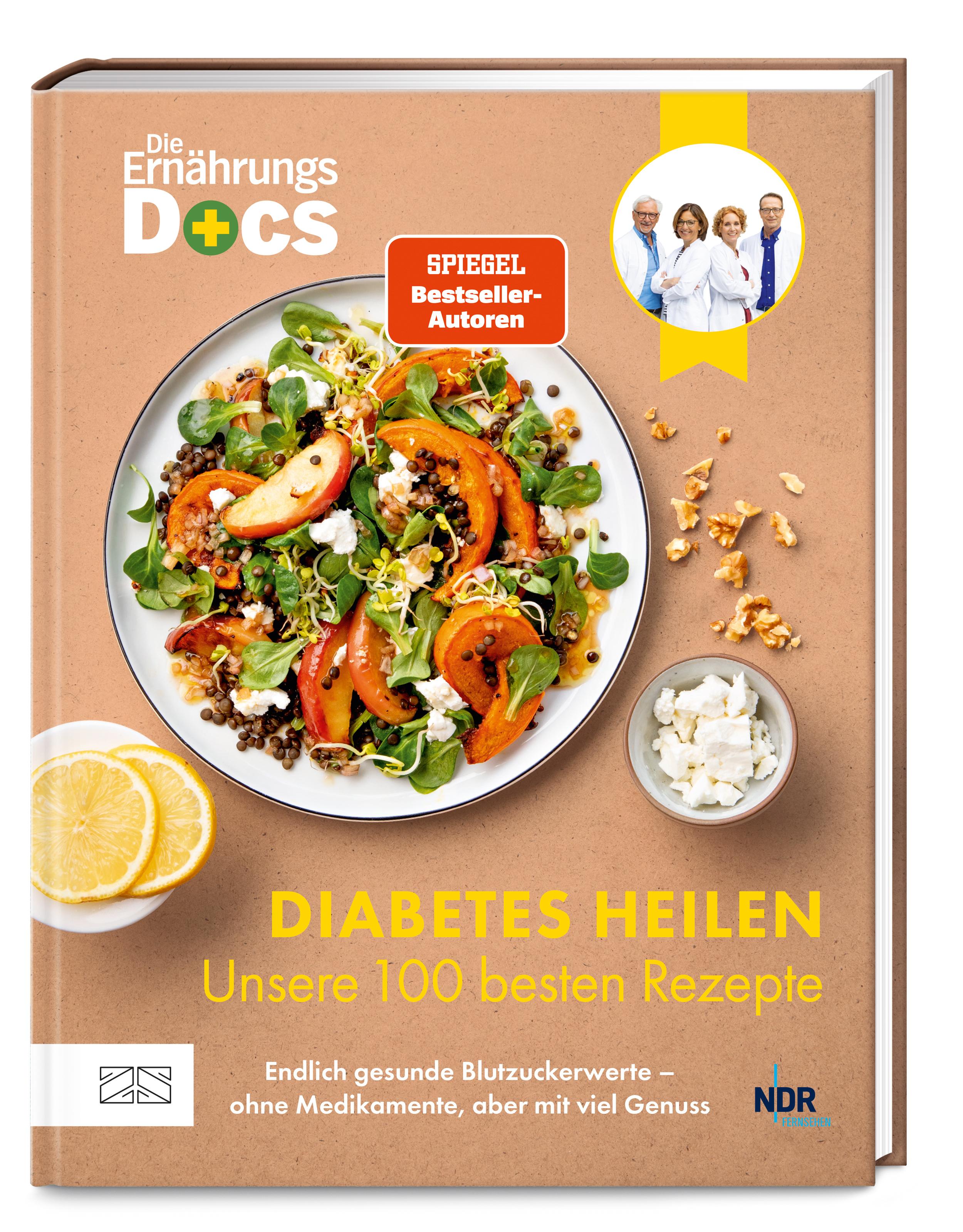 Vorderes Coverbild Die Ernährungs-Docs - Diabetes heilen - Unsere 100 besten Rezepte