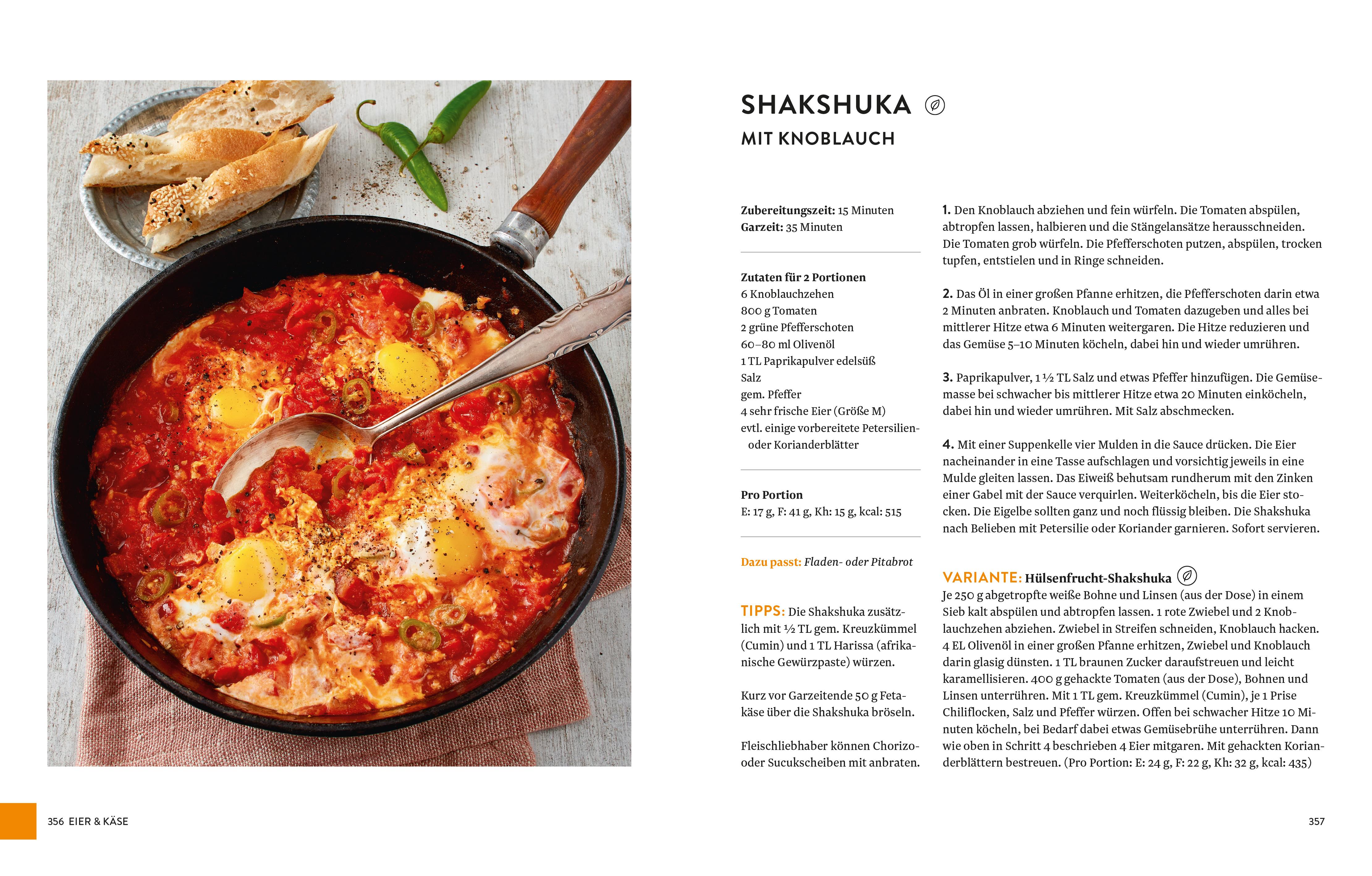 Beispielinhalt (Bild) Schulkochbuch