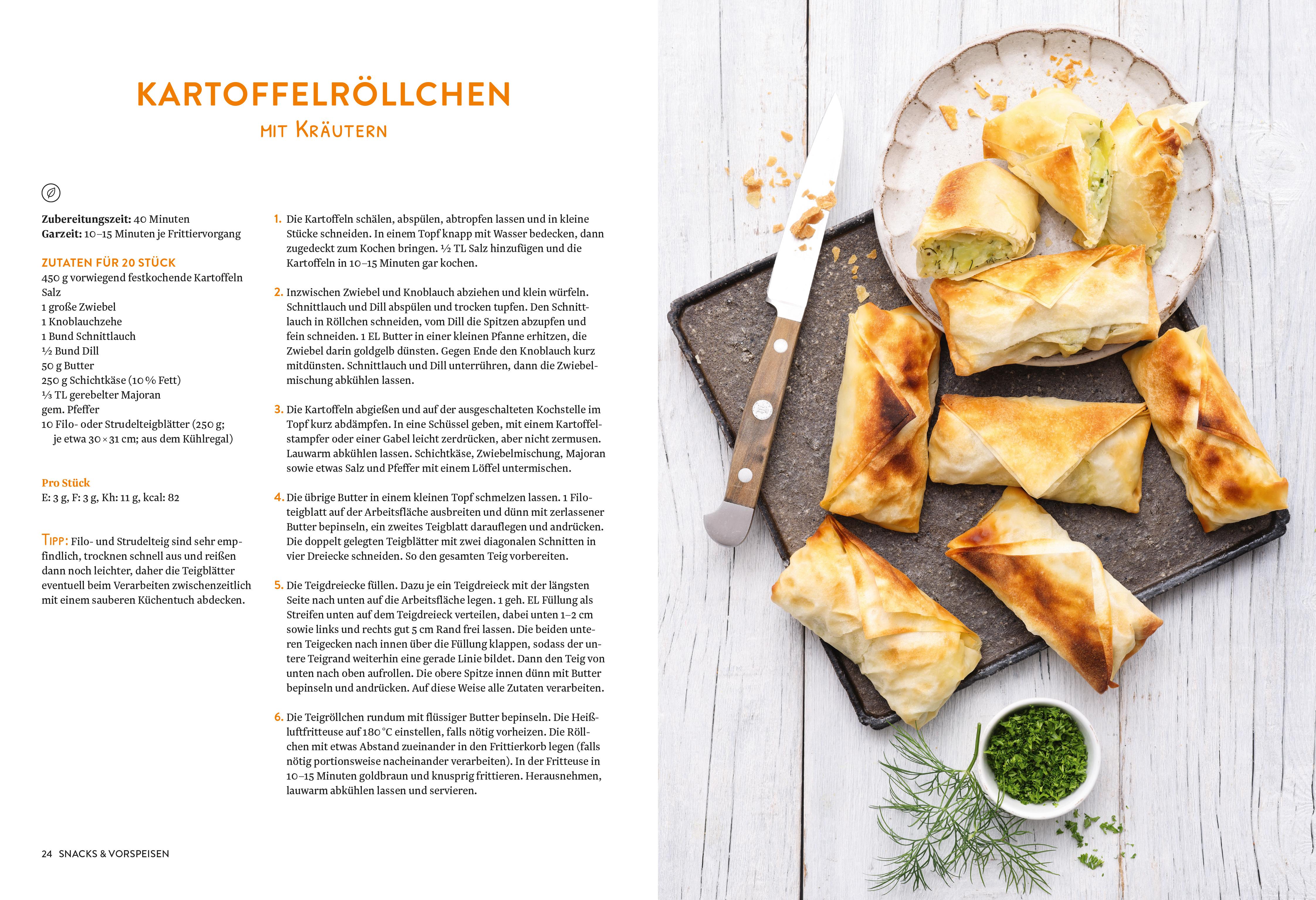 Beispielinhalt (Bild) Heißluftfritteuse