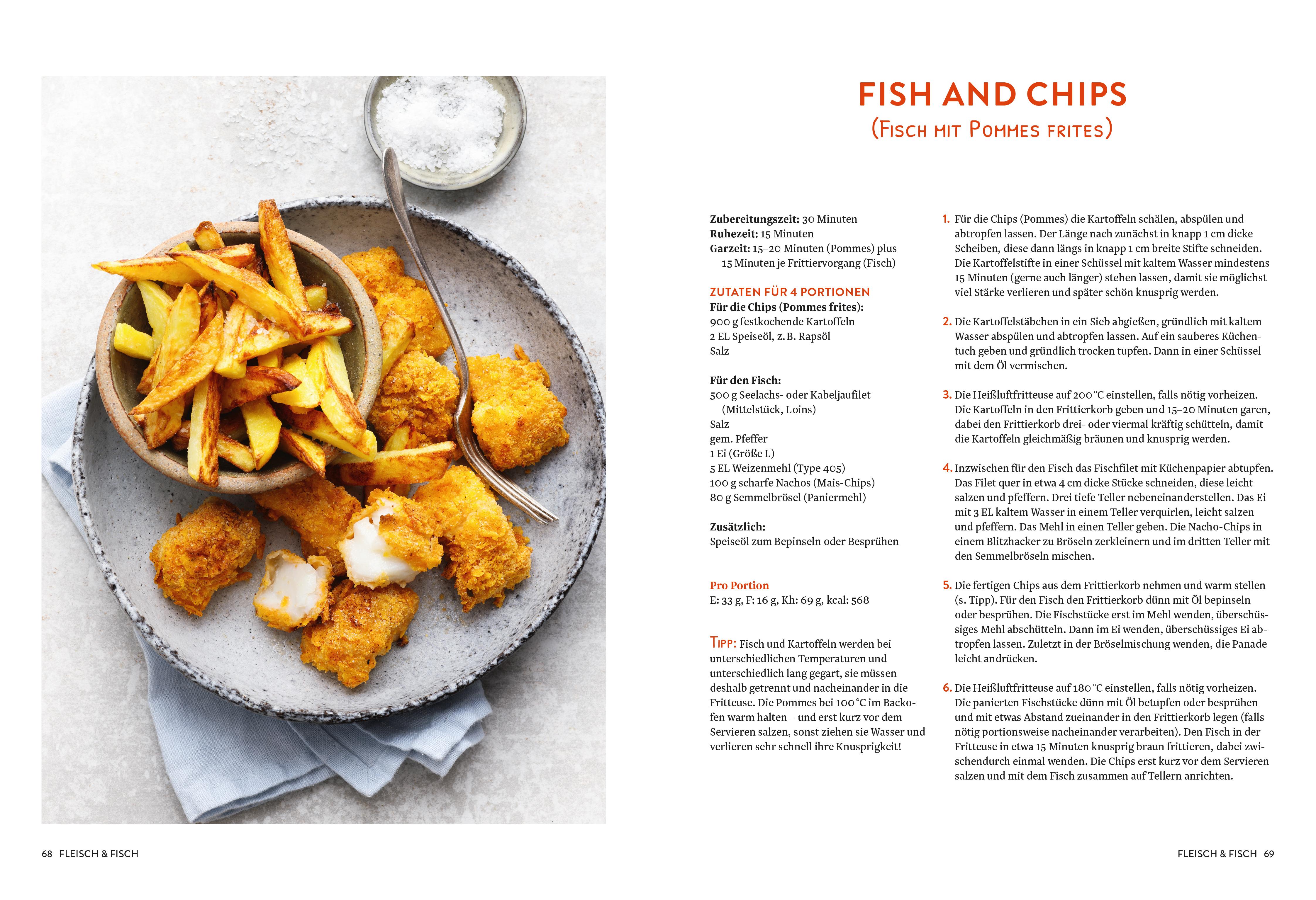 Beispielinhalt (Bild) Heißluftfritteuse