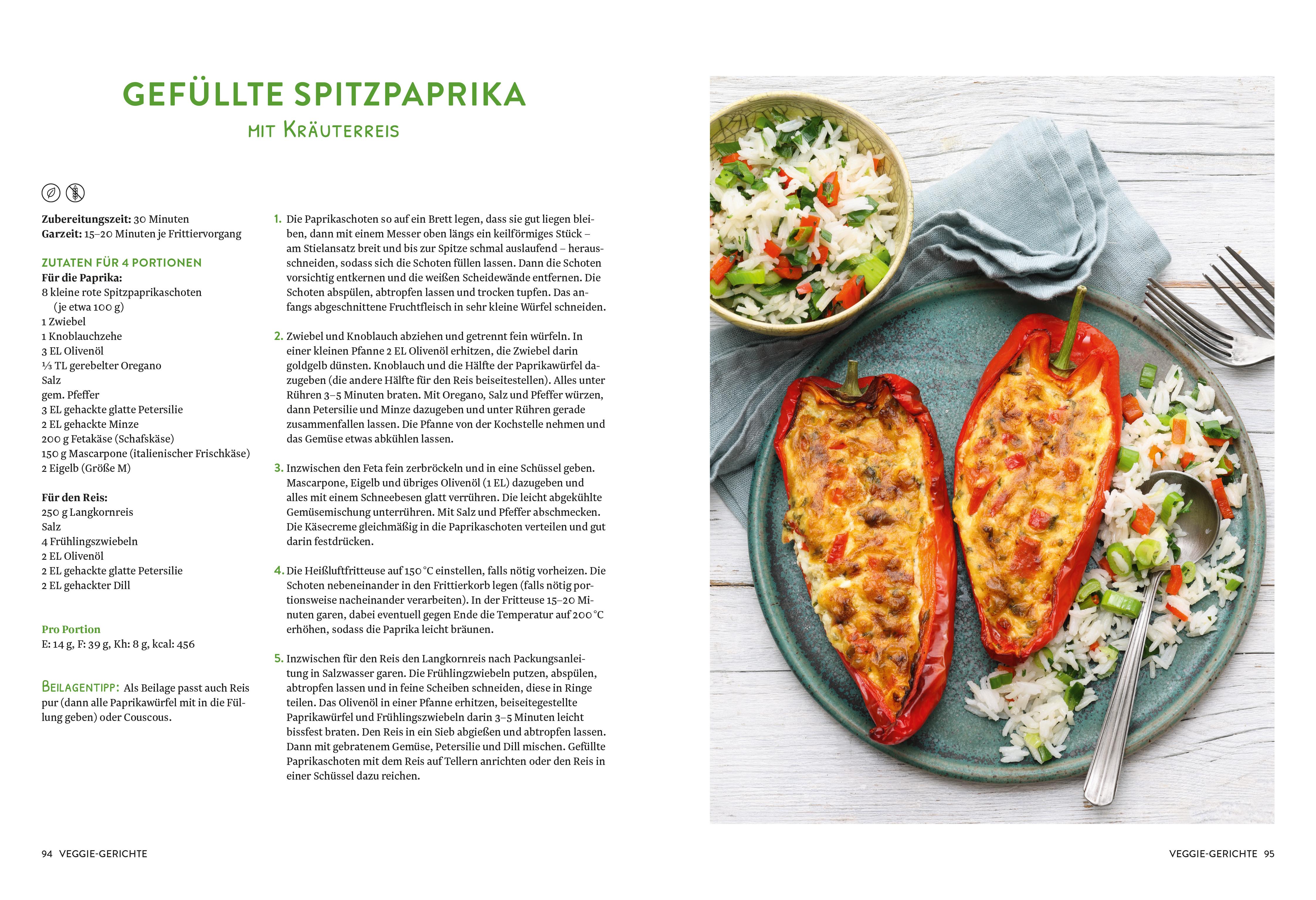 Beispielinhalt (Bild) Heißluftfritteuse