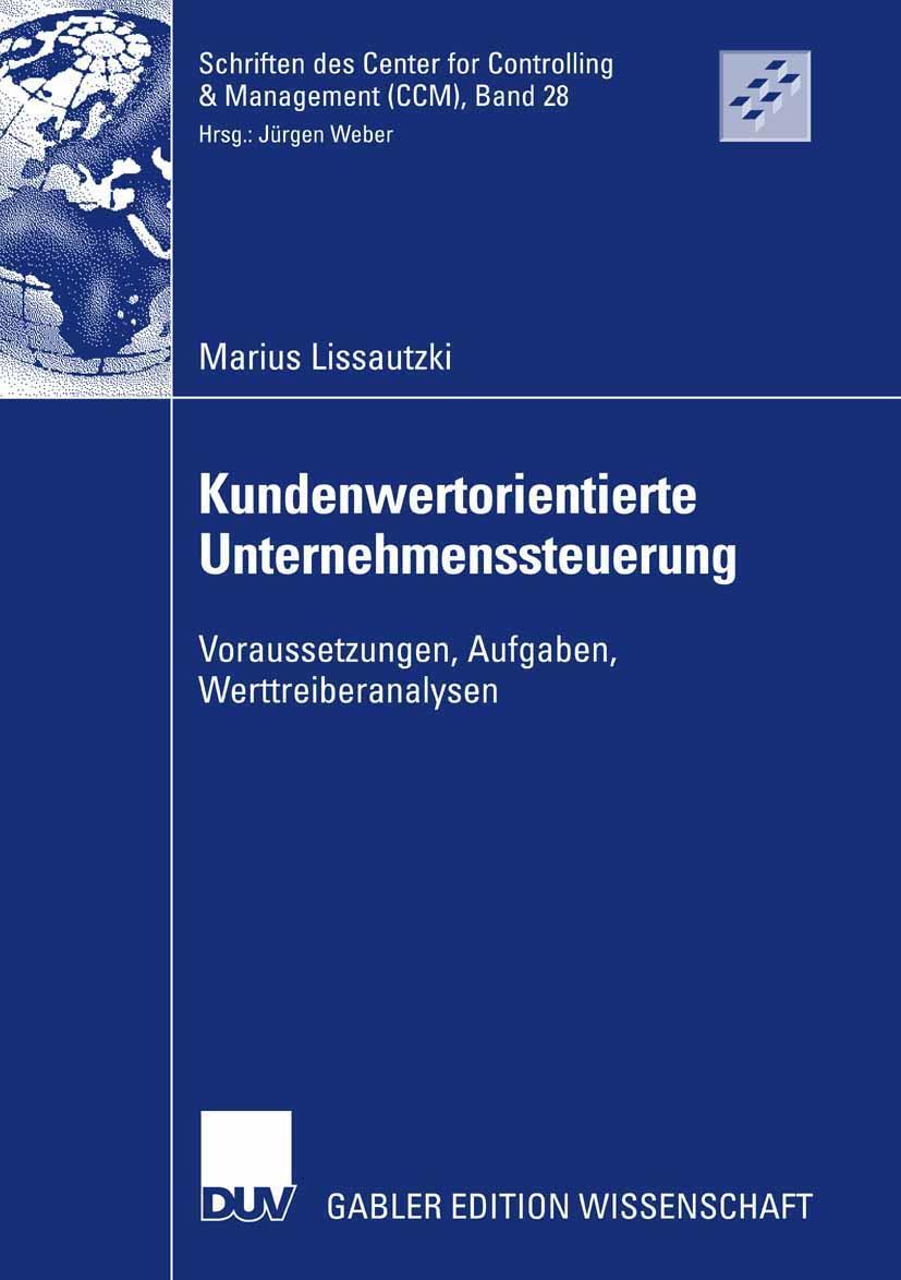 Vorderes Coverbild Kundenwertorientierte Unternehmenssteuerung