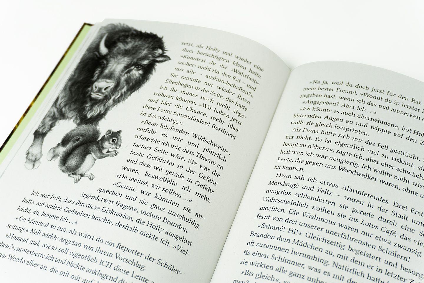 Beispielinhalt (Bild) Woodwalkers - Die Rückkehr (Staffel 2, Band 5). Rivalen im Revier