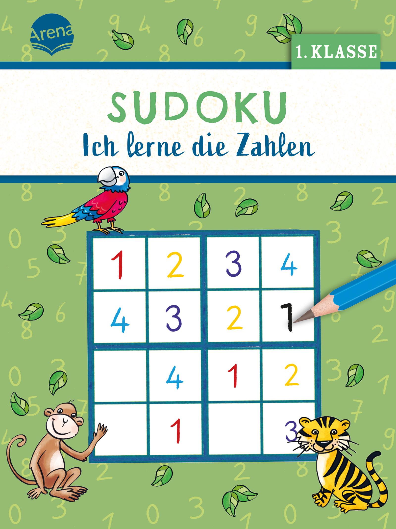 Vorderes Coverbild Sudoku. Ich lerne die Zahlen (1. Klasse)