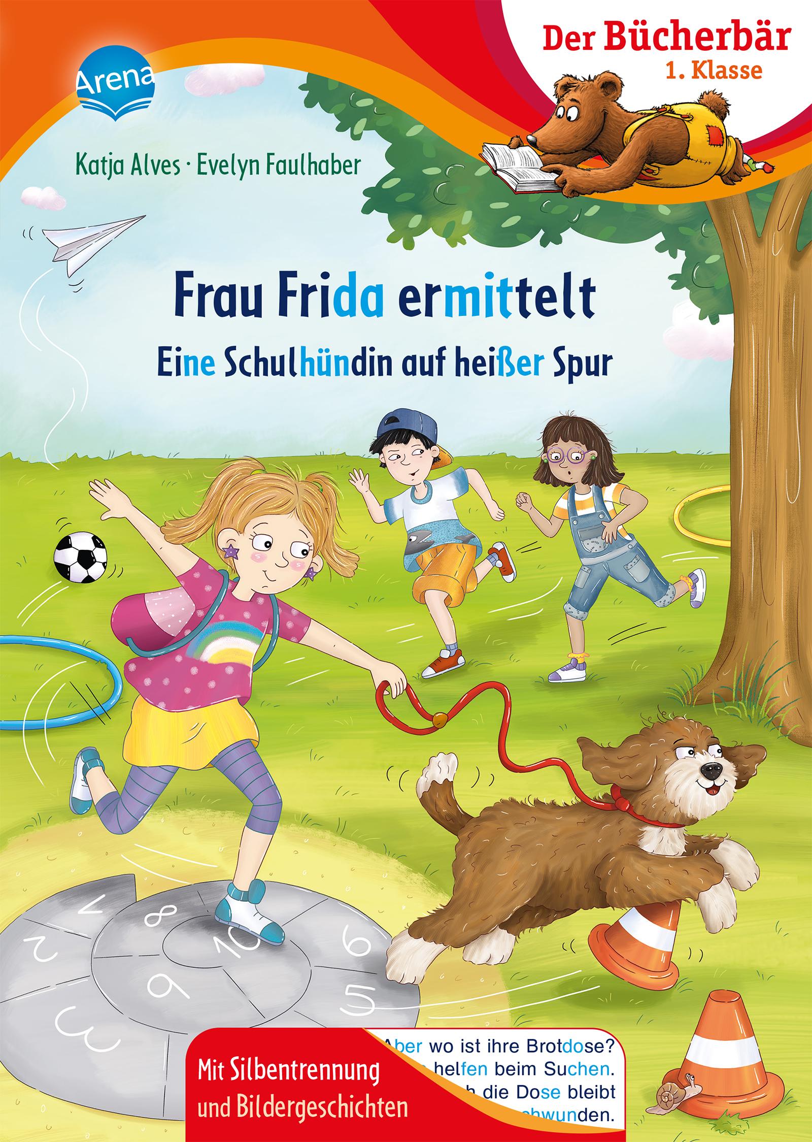 Vorderes Coverbild Frau Frida ermittelt. Eine Schulhündin auf heißer Spur