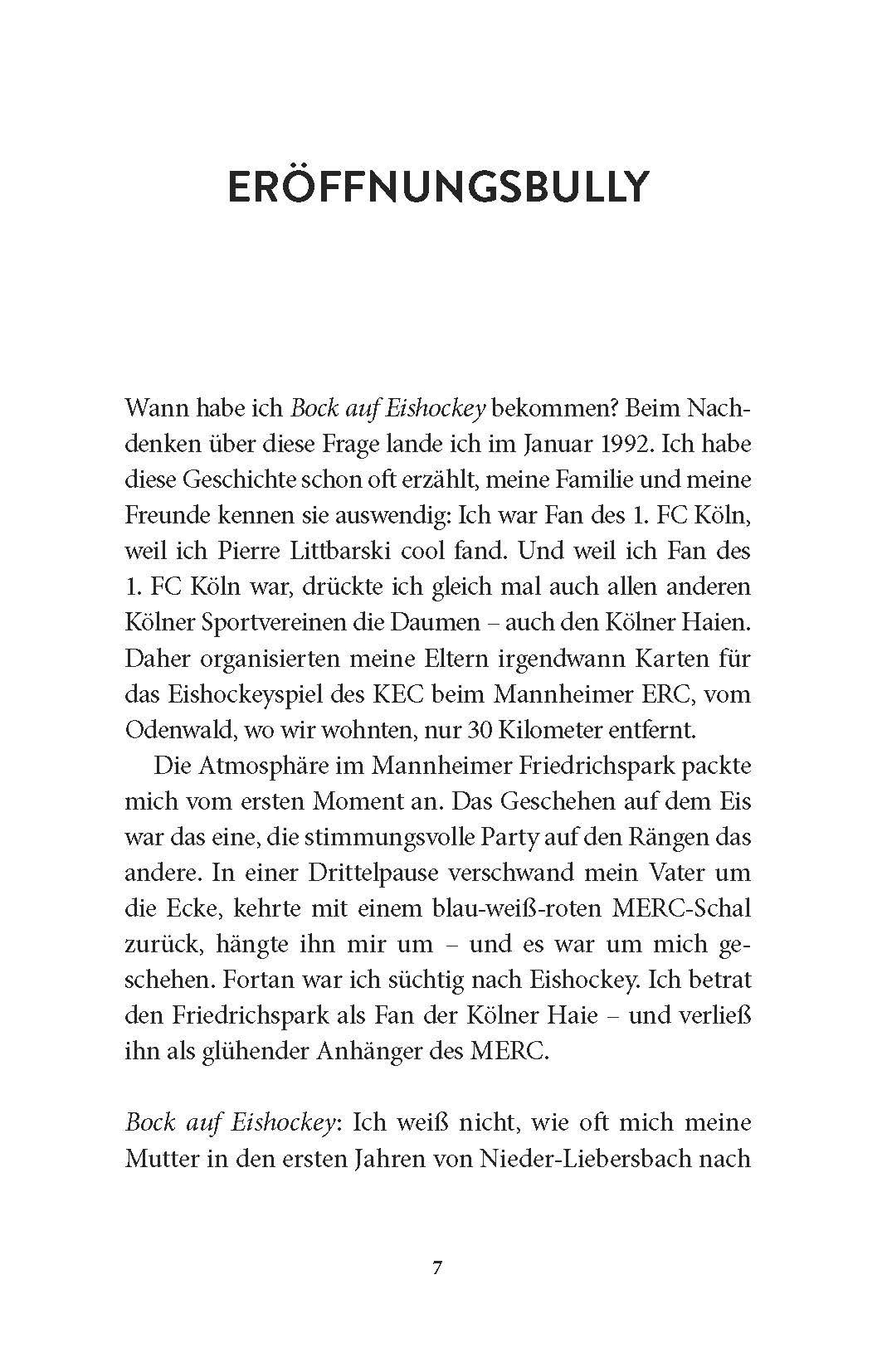 Beispielinhalt (Bild) Bock auf Eishockey