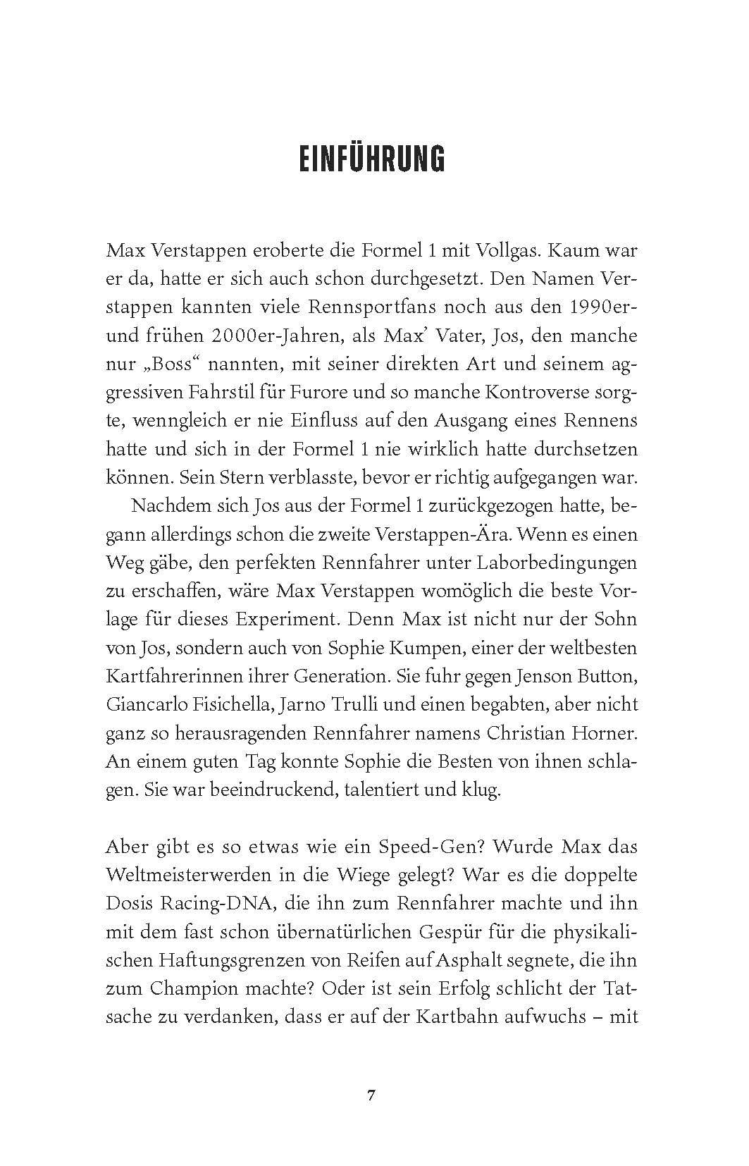 Beispielinhalt (Bild) Max Verstappen. Unstoppable