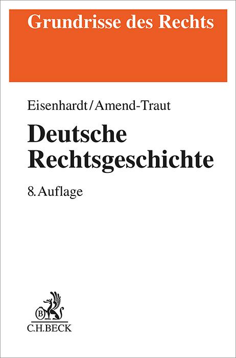 Vorderes Coverbild Deutsche Rechtsgeschichte