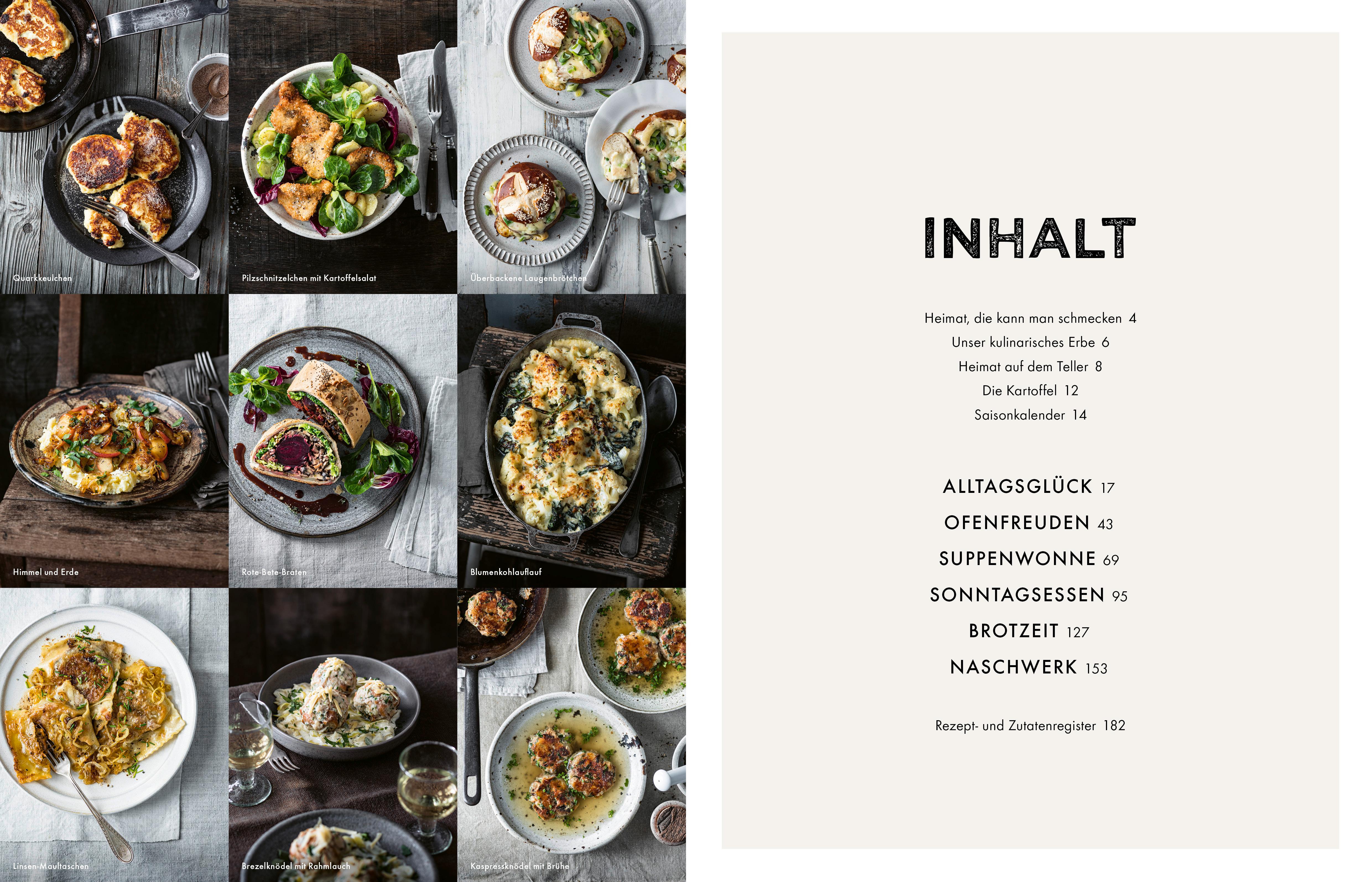 Beispielinhalt (Bild) Deftig vegetarisch - Heimatküche