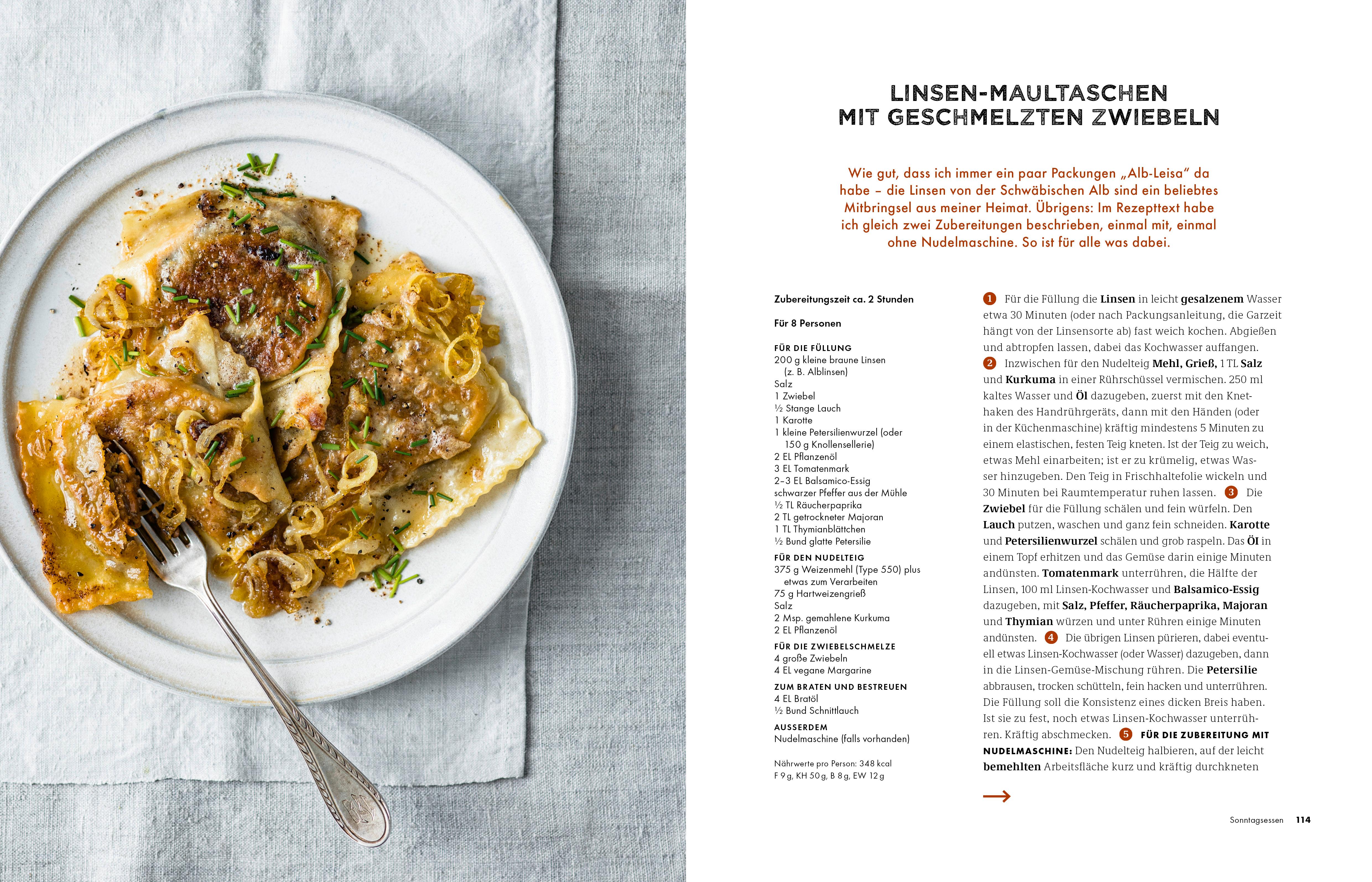 Beispielinhalt (Bild) Deftig vegetarisch - Heimatküche