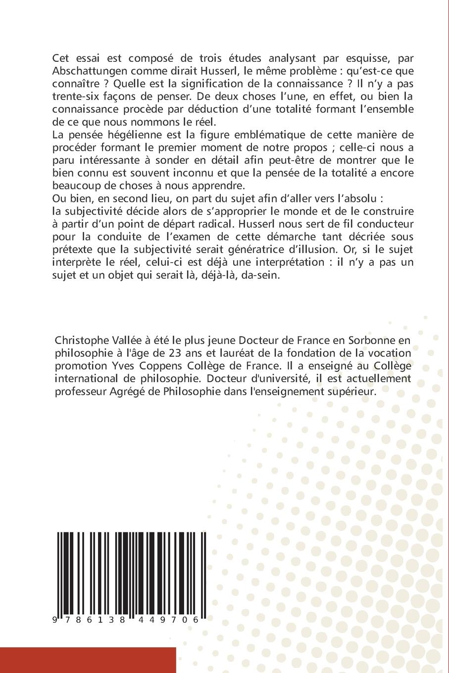 Rückseitencover QU'EST-CE QUE CONCEVOIR?