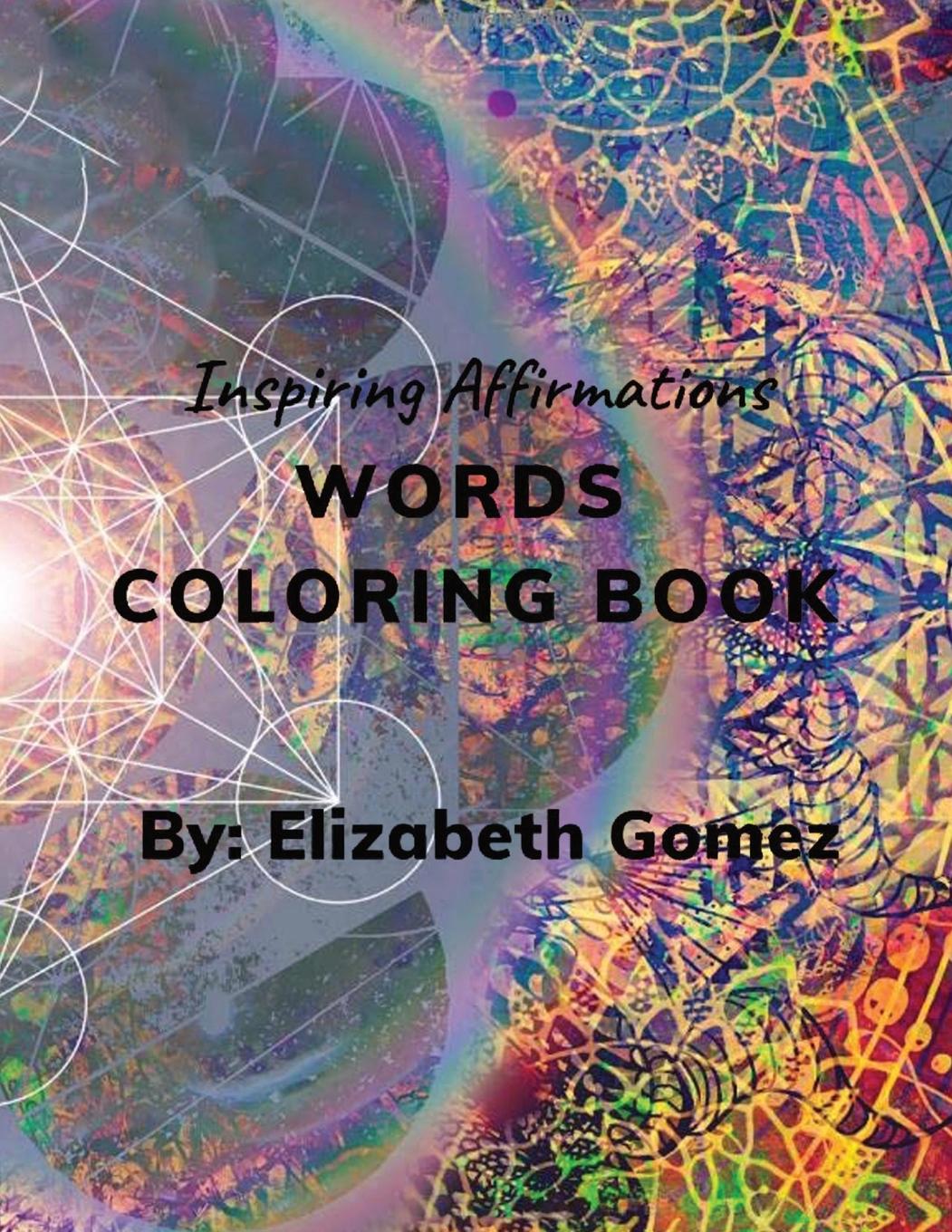 Vorderes Coverbild Inspiring Affirmations Words Coloring Book