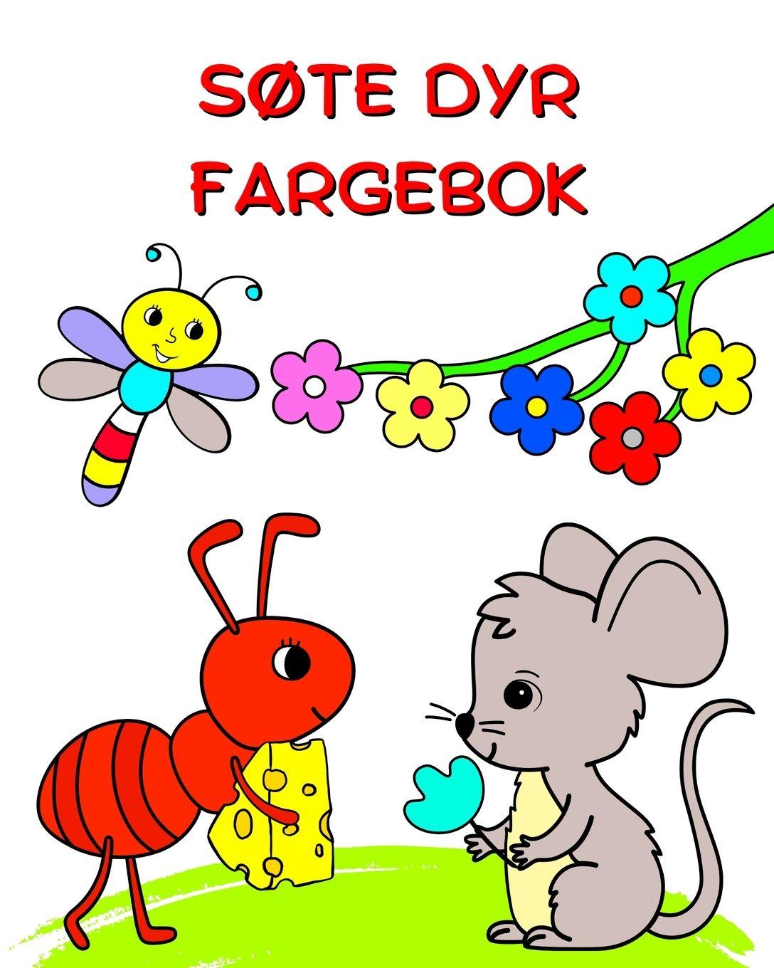 Vorderes Coverbild Søte Dyr Fargebok