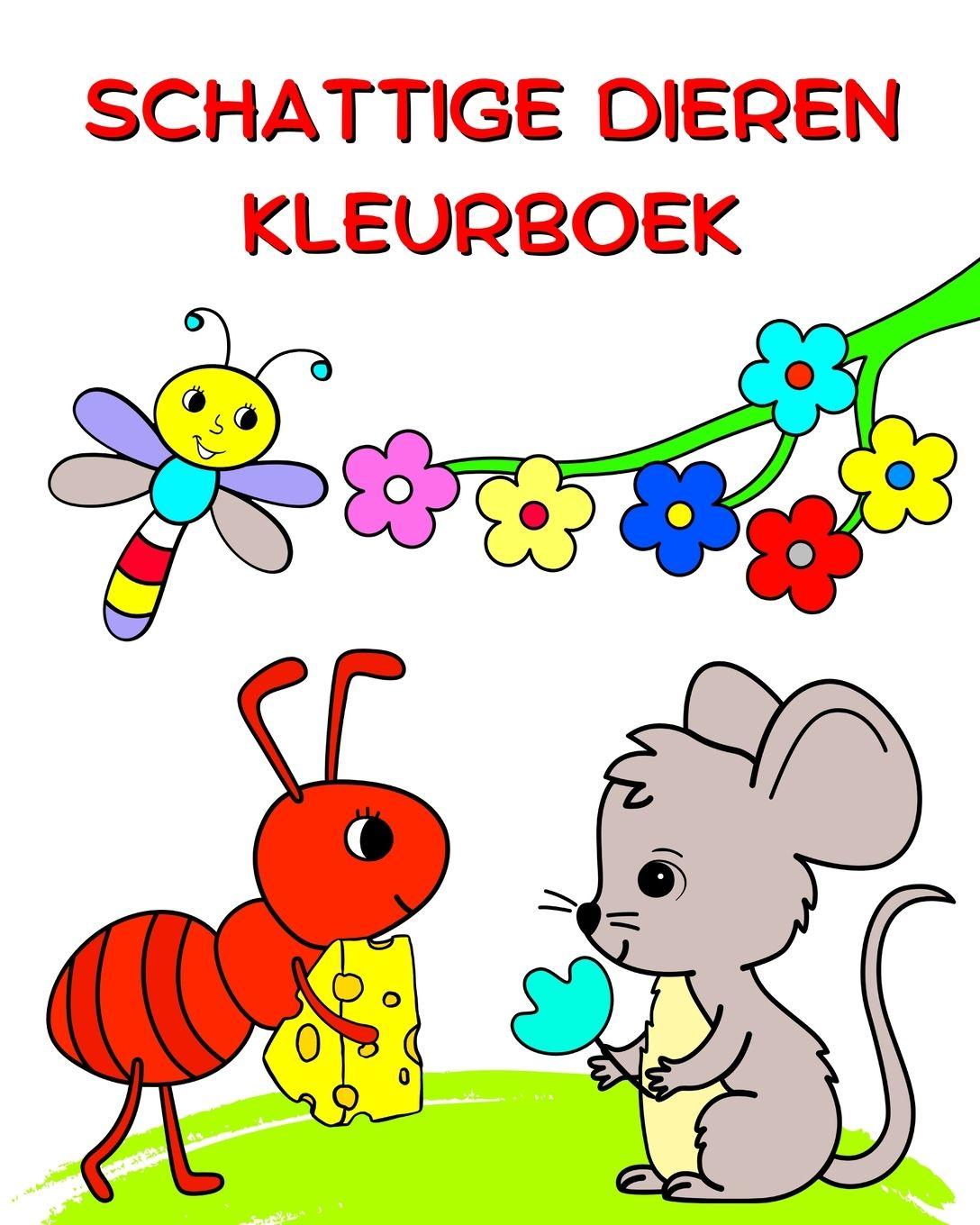 Vorderes Coverbild SchattIge DIeren Kleurboek