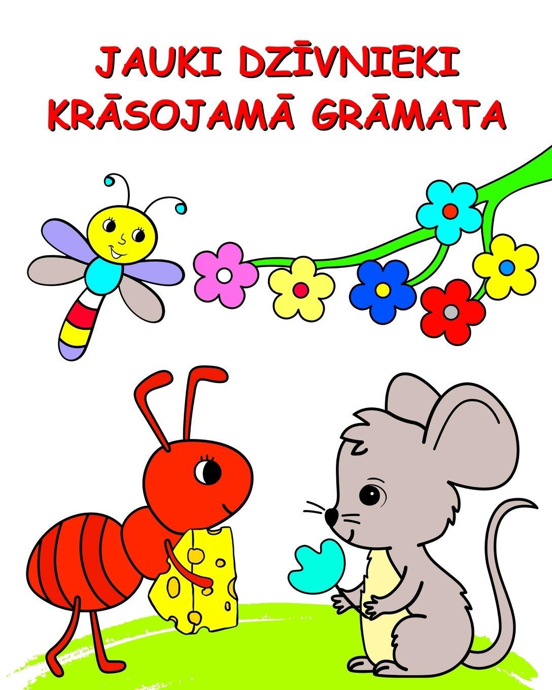 Vorderes Coverbild Jauki Dz¿vnieki Kr¿sojam¿ Gr¿mata