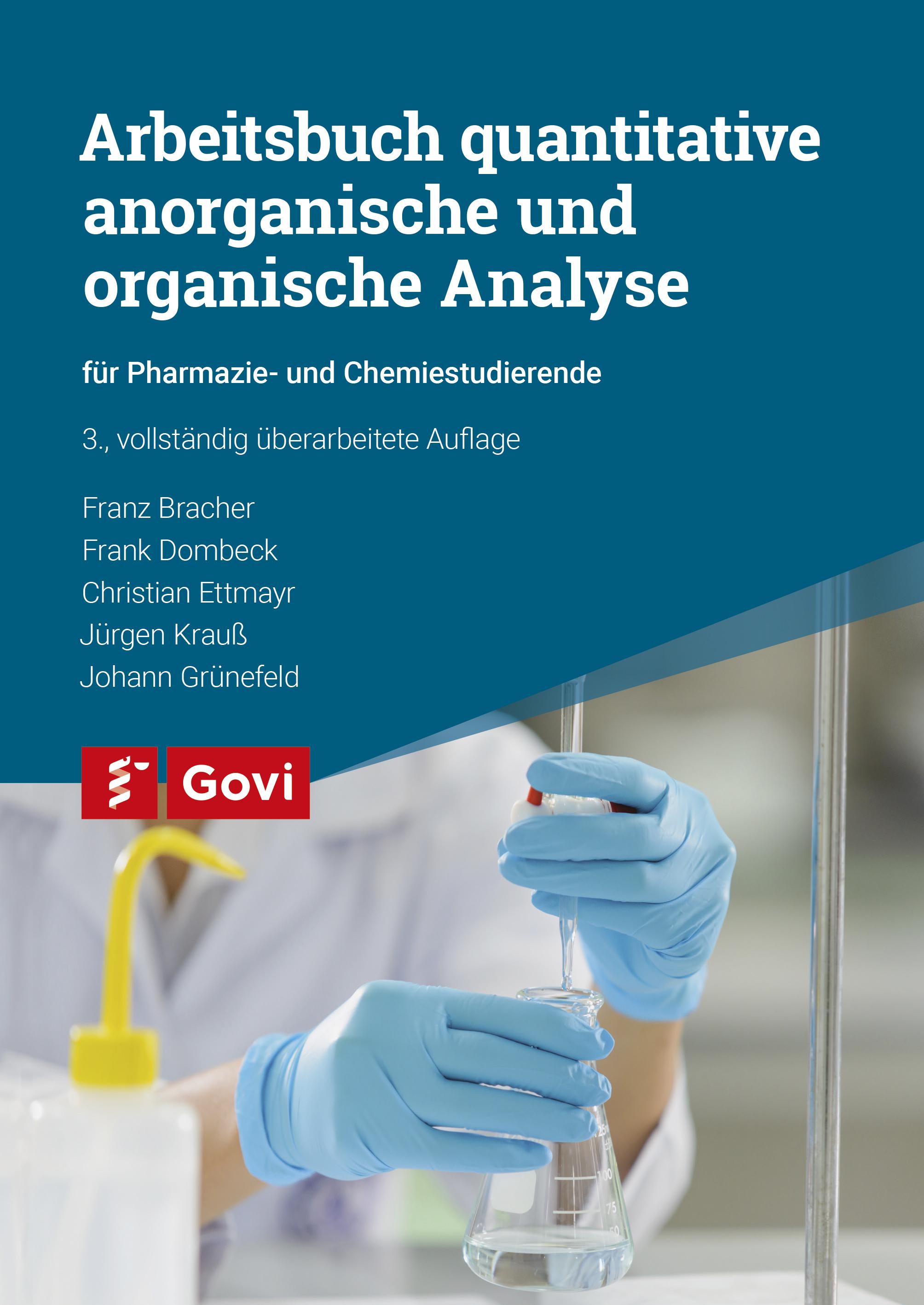 Vorderes Coverbild Arbeitsbuch quantitative anorganische und organische Analyse