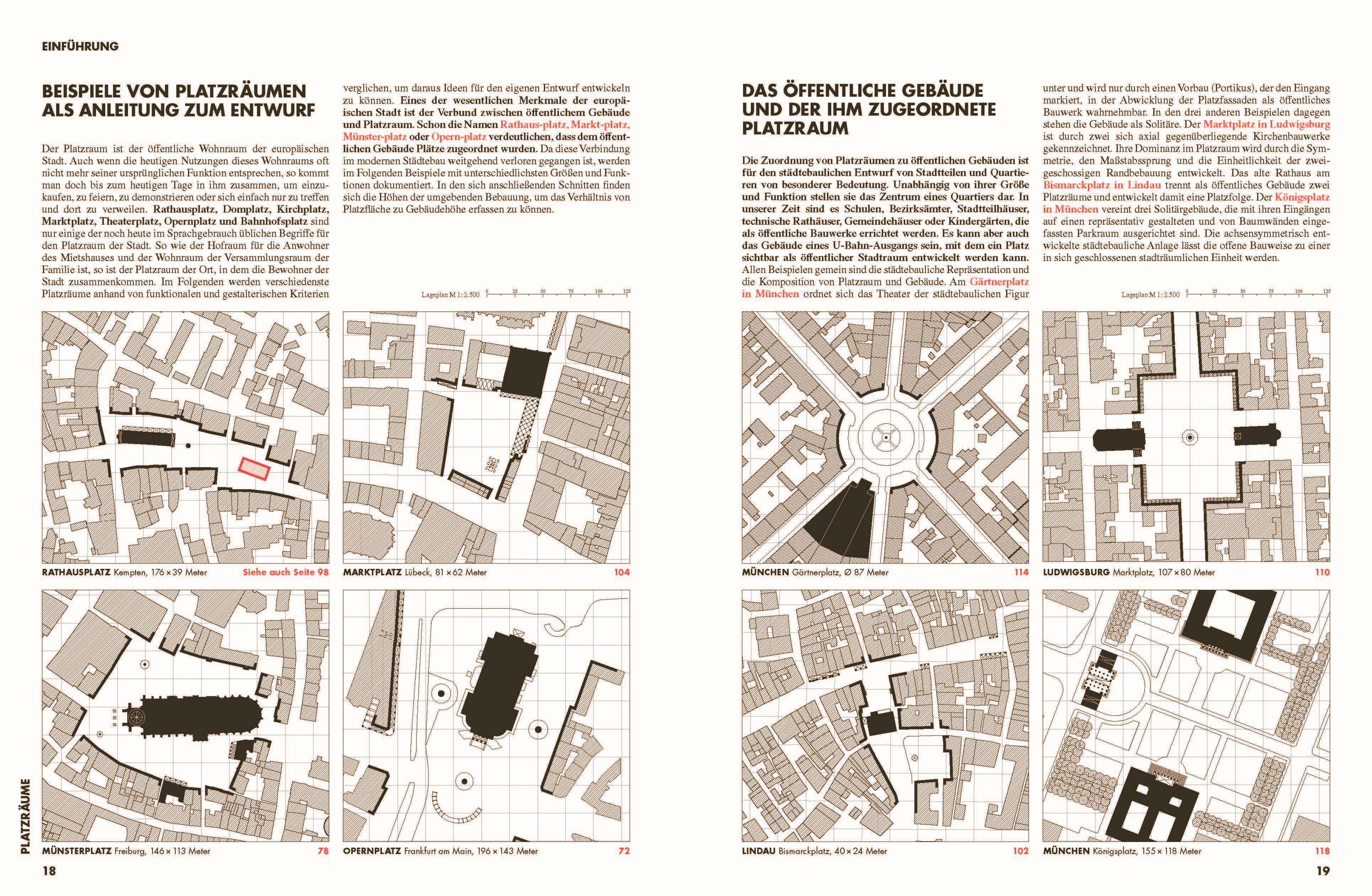 Beispielinhalt (Bild) Handbuch der Stadtbaukunst
