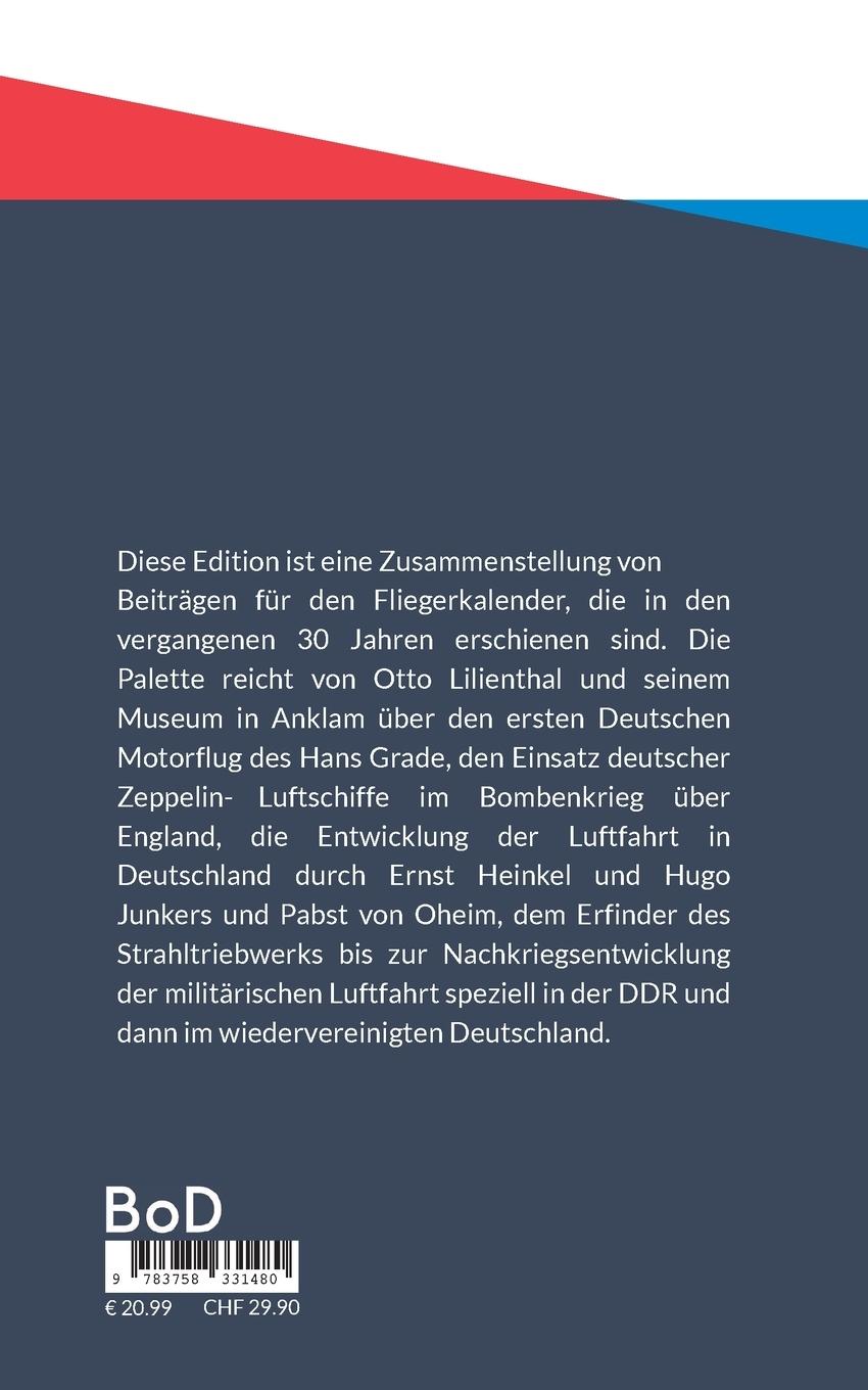 Rückseitencover Deutsche Fliegergeschichten