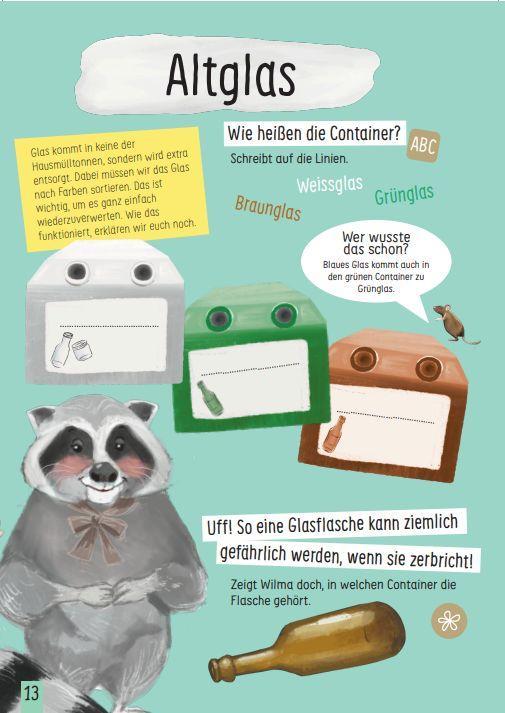 Beispielinhalt (Bild) Das Egon Eichhorn Müll Projektheft