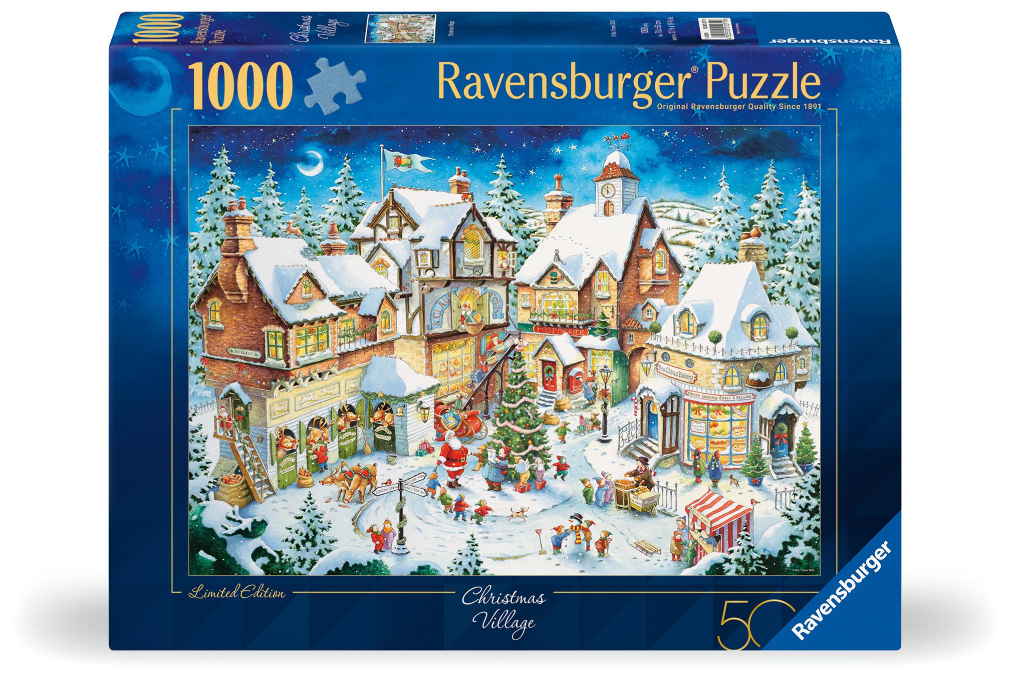 Vorderes Coverbild Erwachsenenpuzzle 1000 Teile - Weihnachtsdorf