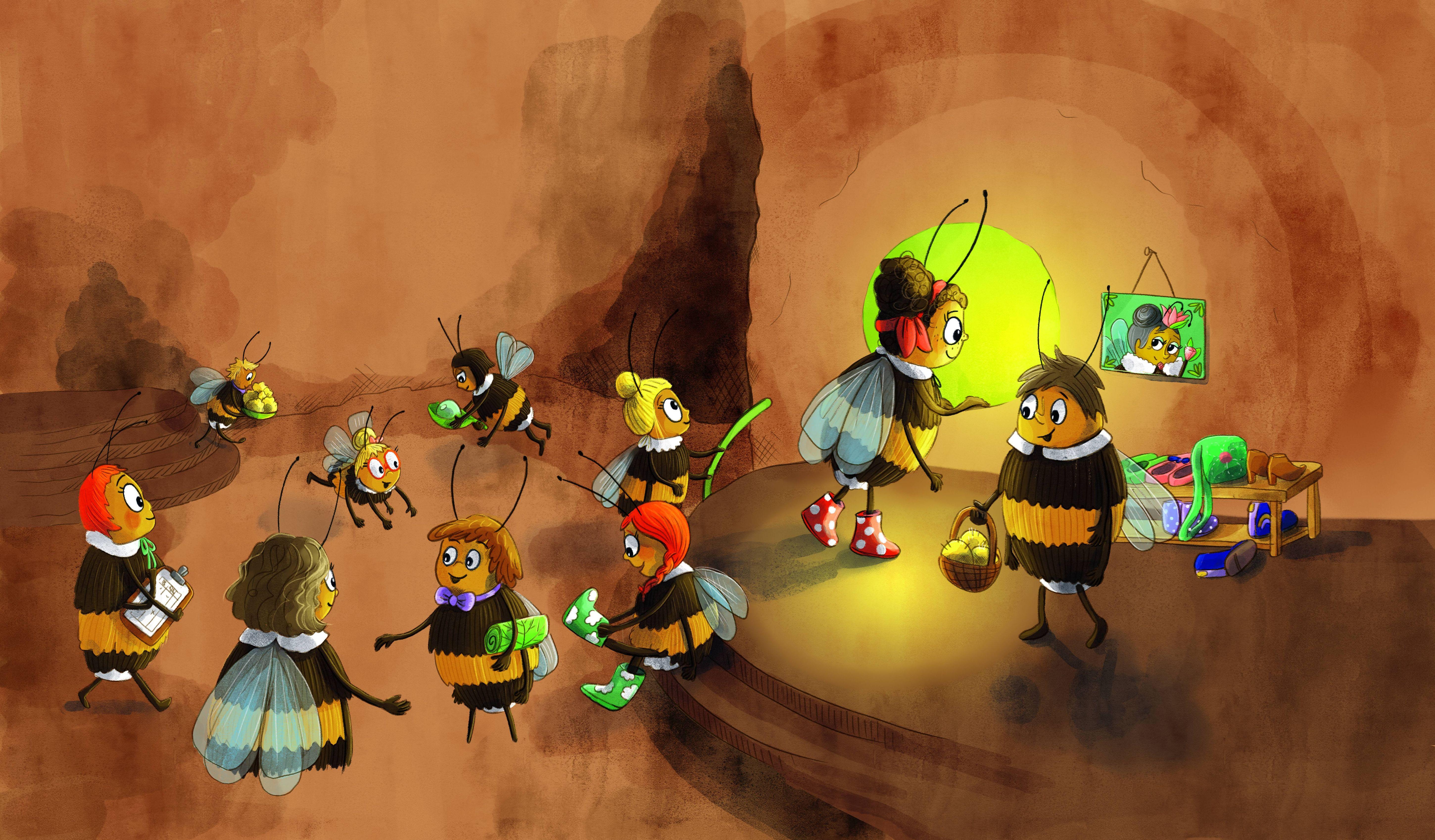 Beispielinhalt (Bild) Hedi Hummel und die grauen Gärten