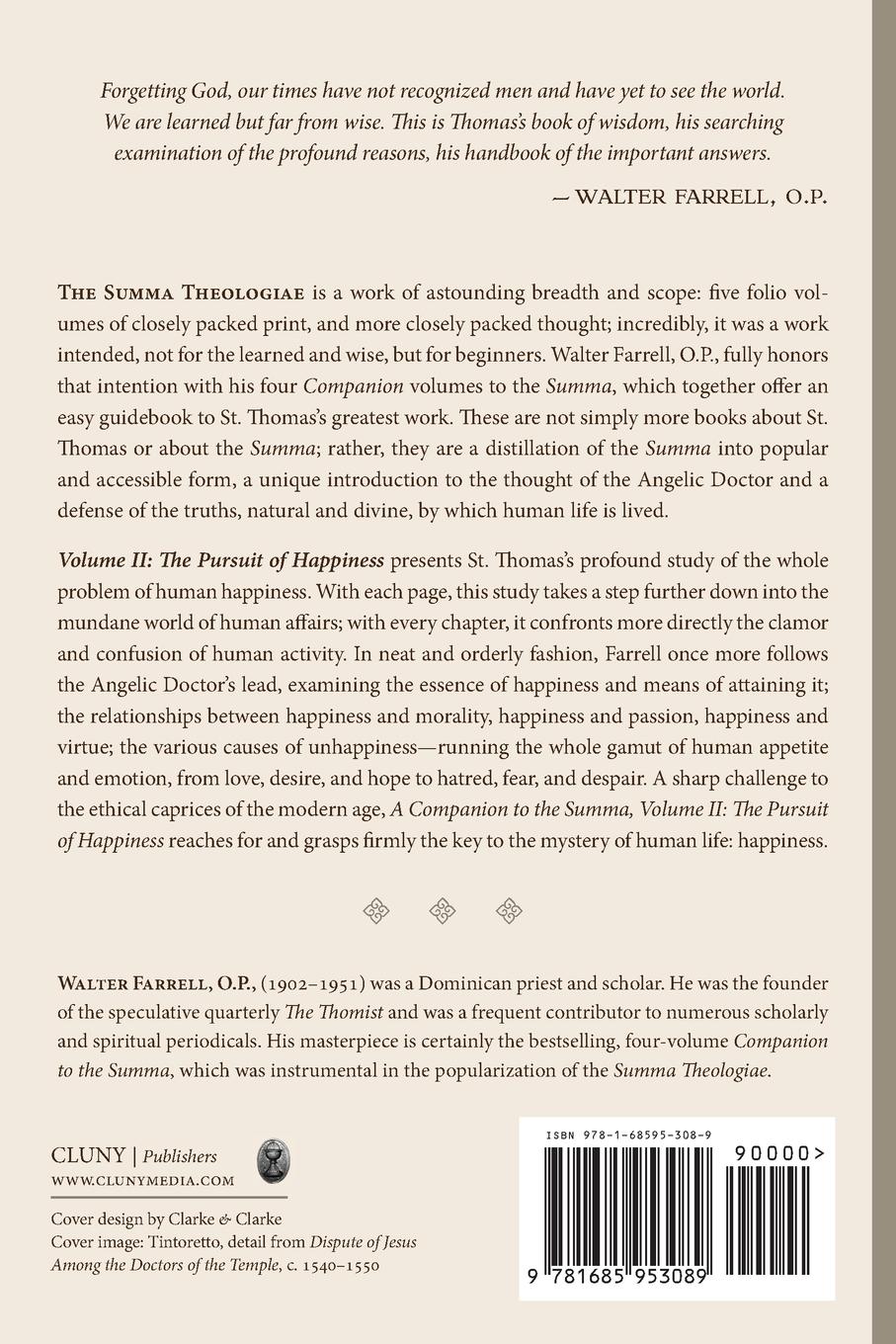 Rückseitencover A Companion to the Summa-Volume II