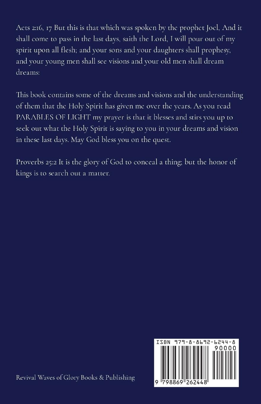 Rückseitencover Parables of Light (Special Edition)