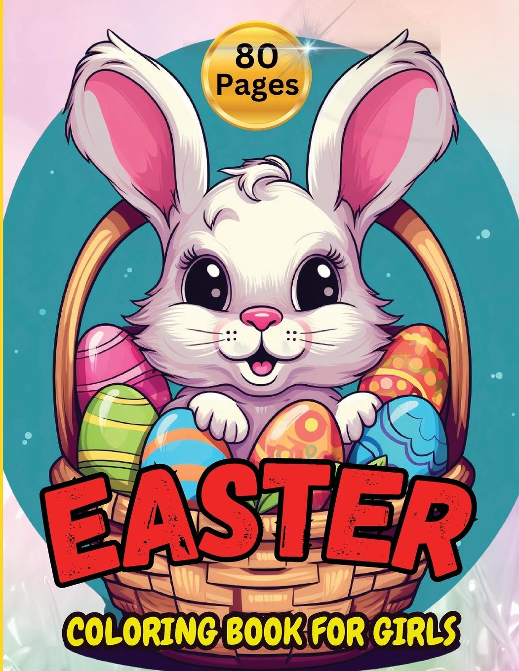 Vorderes Coverbild Easter Coloring Book For Girls