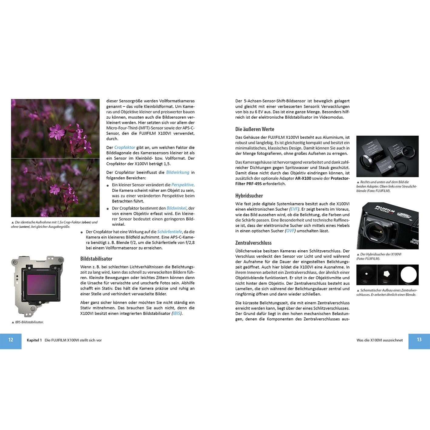 Beispielinhalt (Bild) Fujifilm X100VI: Das umfangreiche Praxisbuch zu Ihrer Kamera