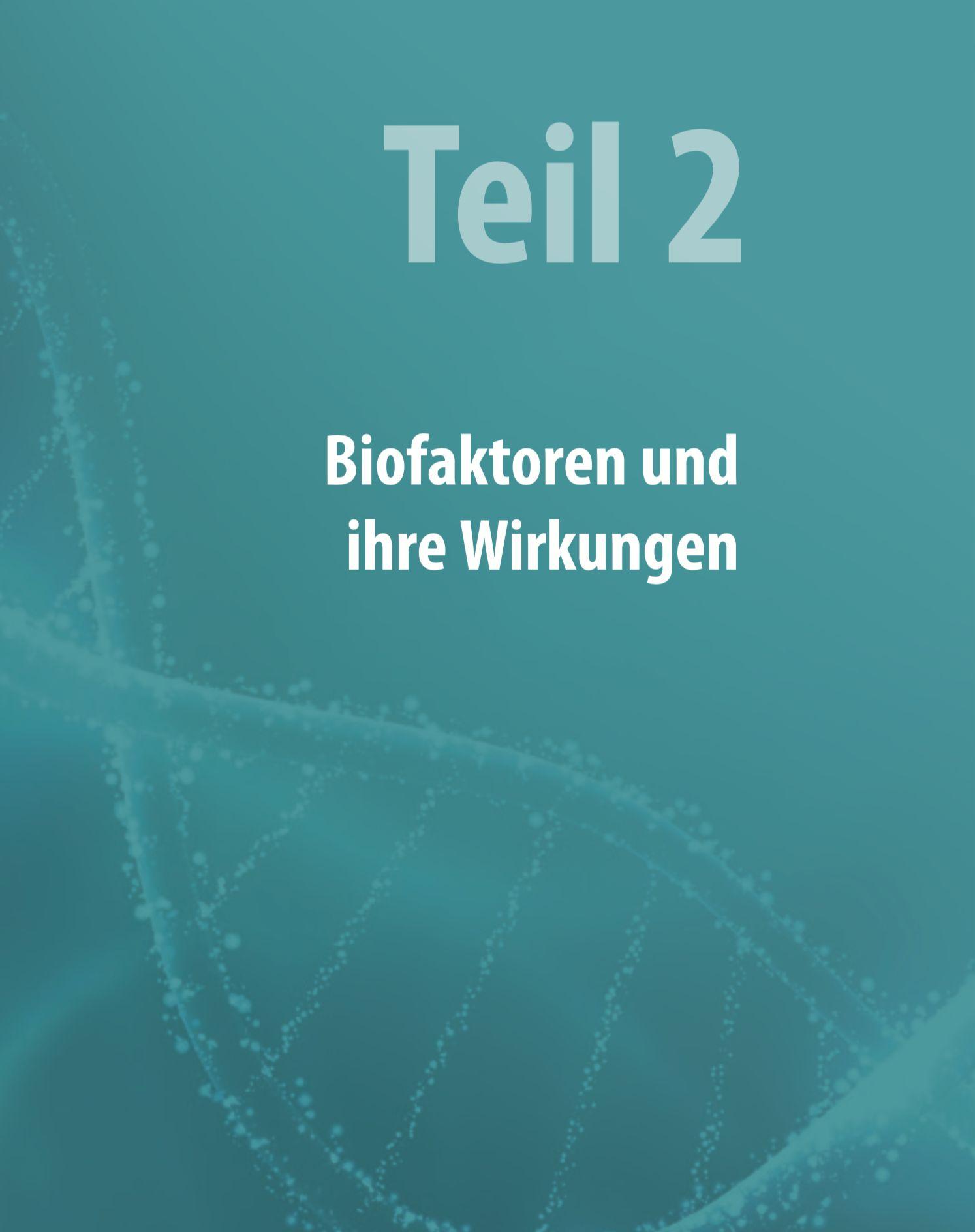 Beispielinhalt (Bild) Biofaktoren für gesundes Altern
