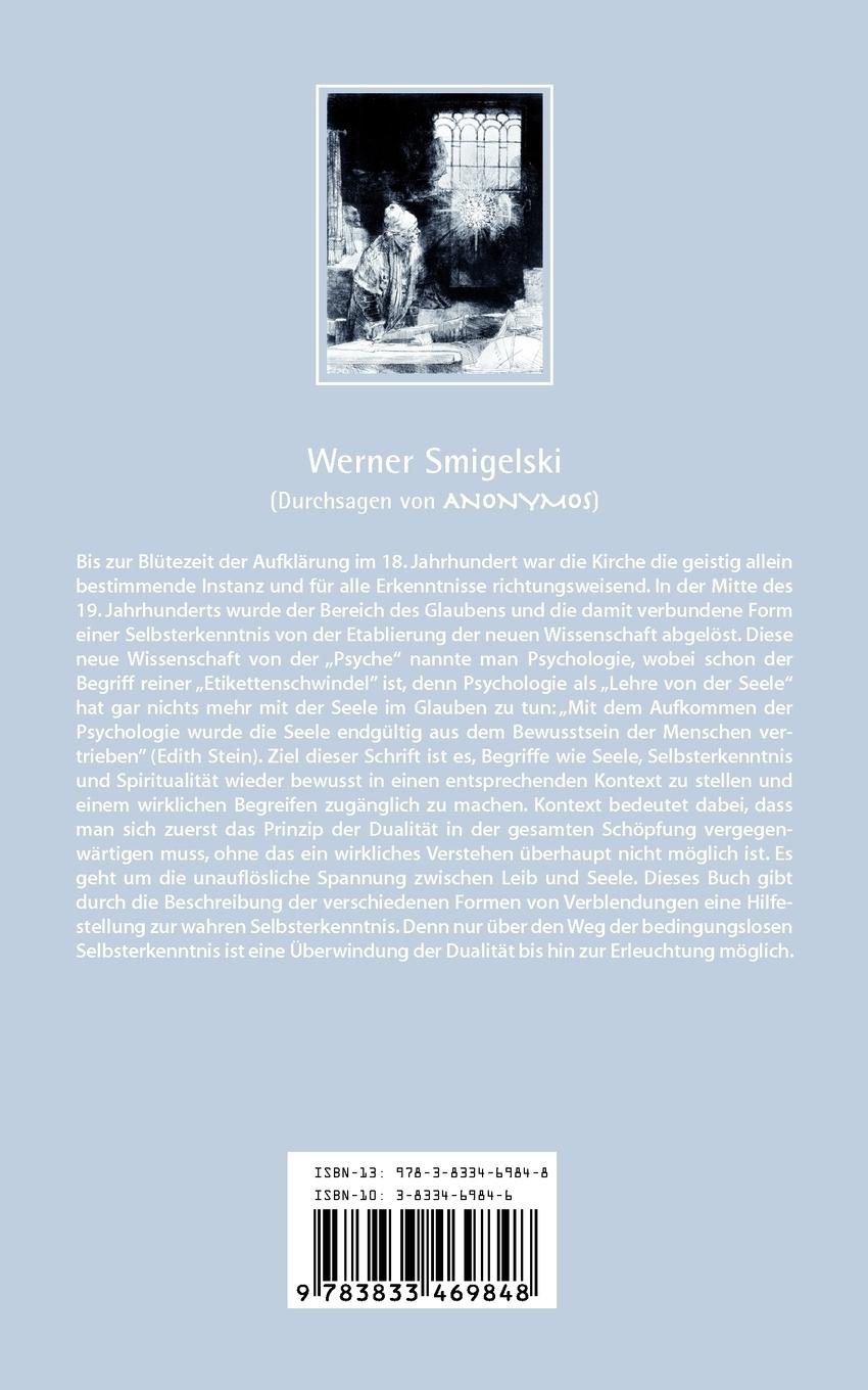 Rückseitencover Wege zur Erleuchtung zwischen Selbsterkenntnis und Verblendung