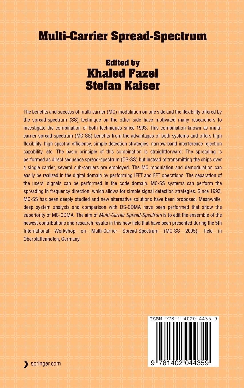 Rückseitencover Multi-Carrier Spread-Spectrum