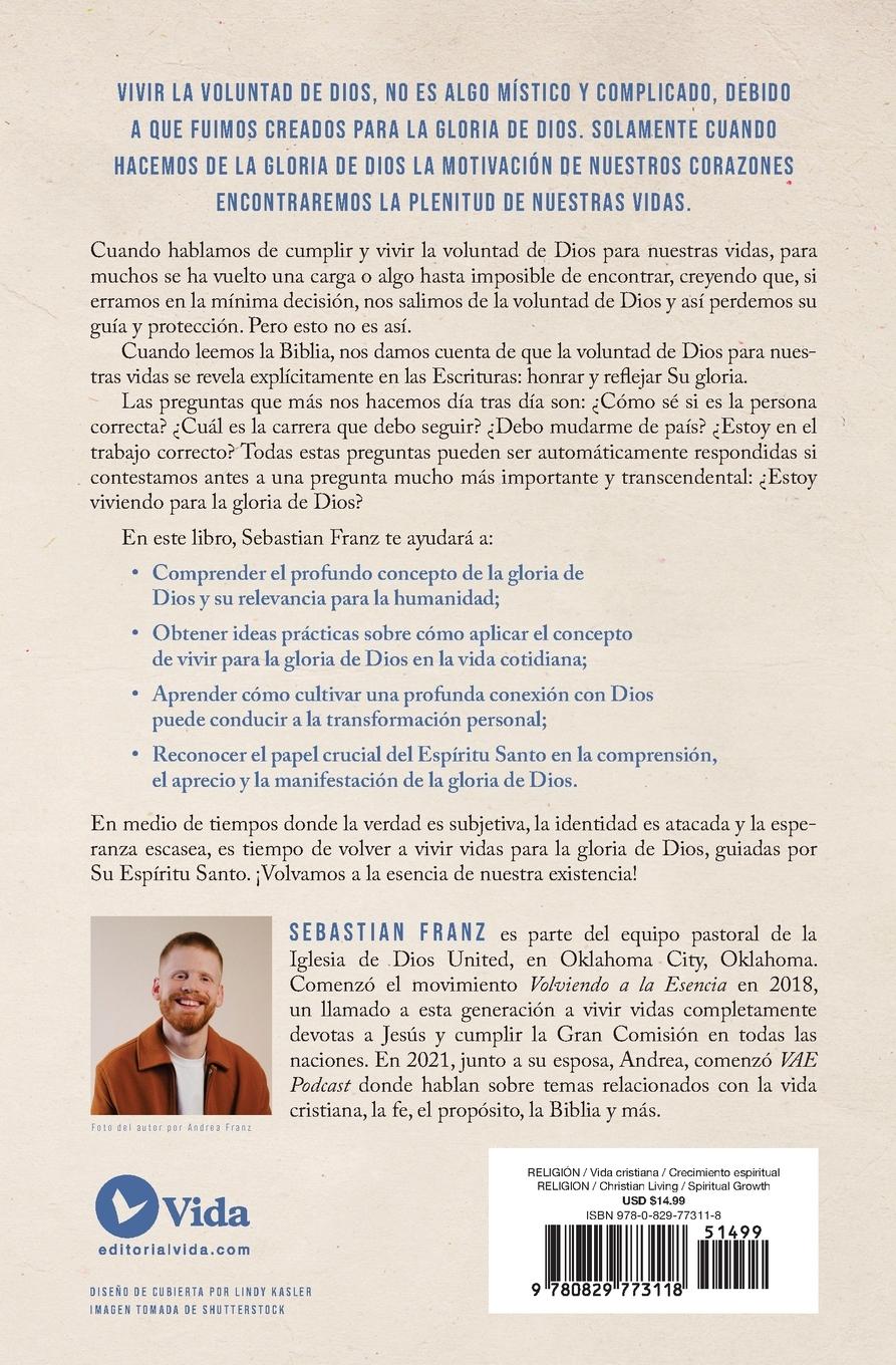 Rückseitencover Viviendo Su Voluntad