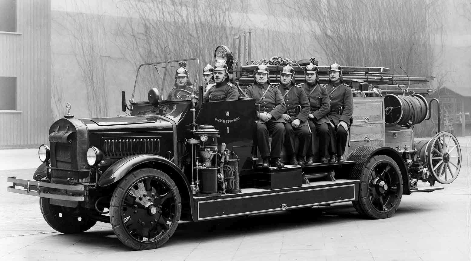 Beispielinhalt (Bild) Feuerwehrfahrzeuge Mercedes-Benz 1926-1945