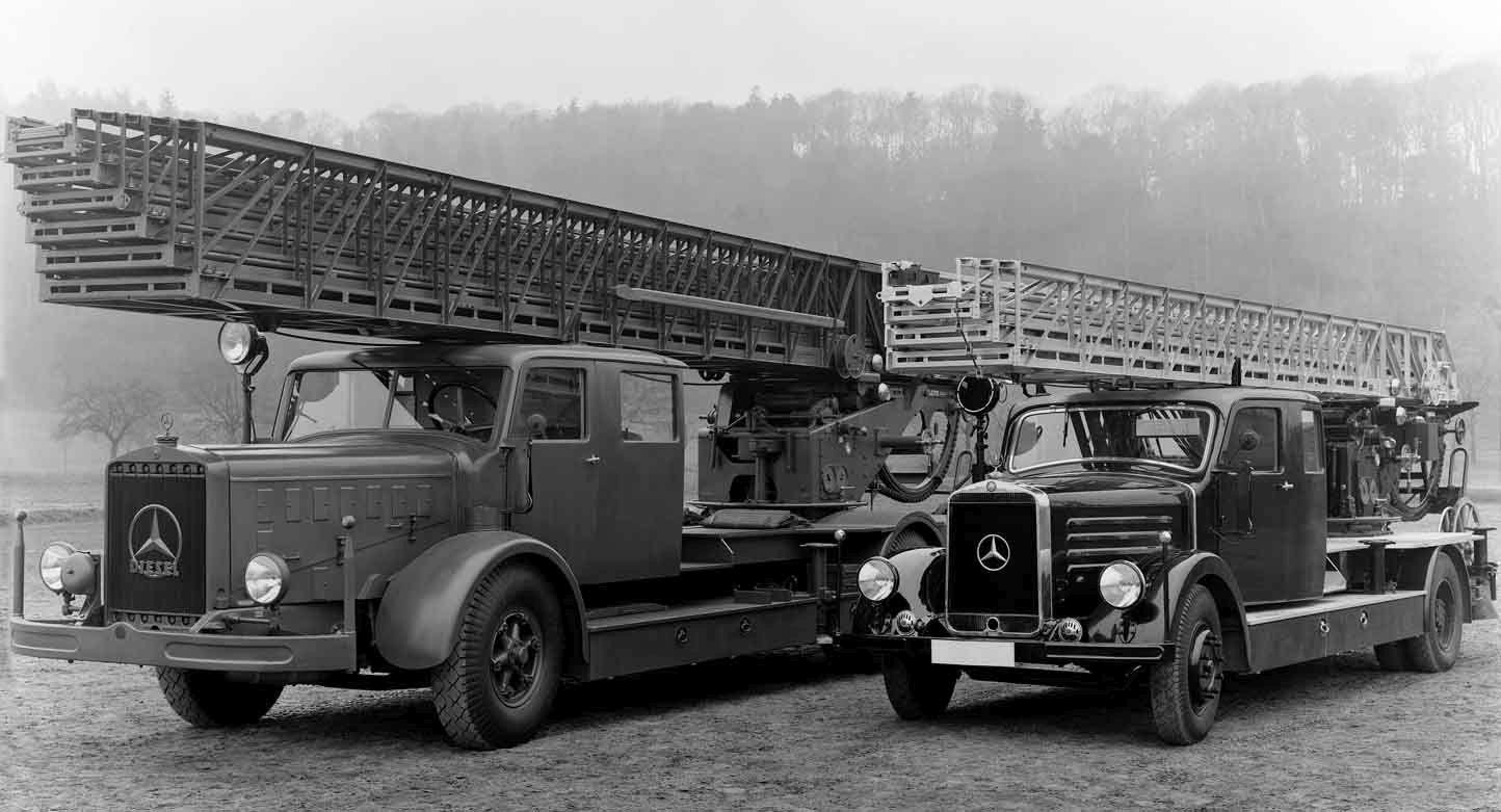 Beispielinhalt (Bild) Feuerwehrfahrzeuge Mercedes-Benz 1926-1945