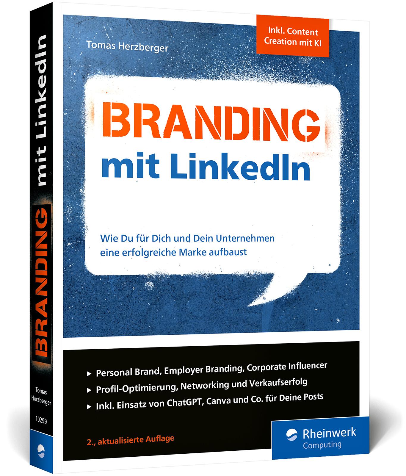 Vorderes Coverbild Branding mit LinkedIn
