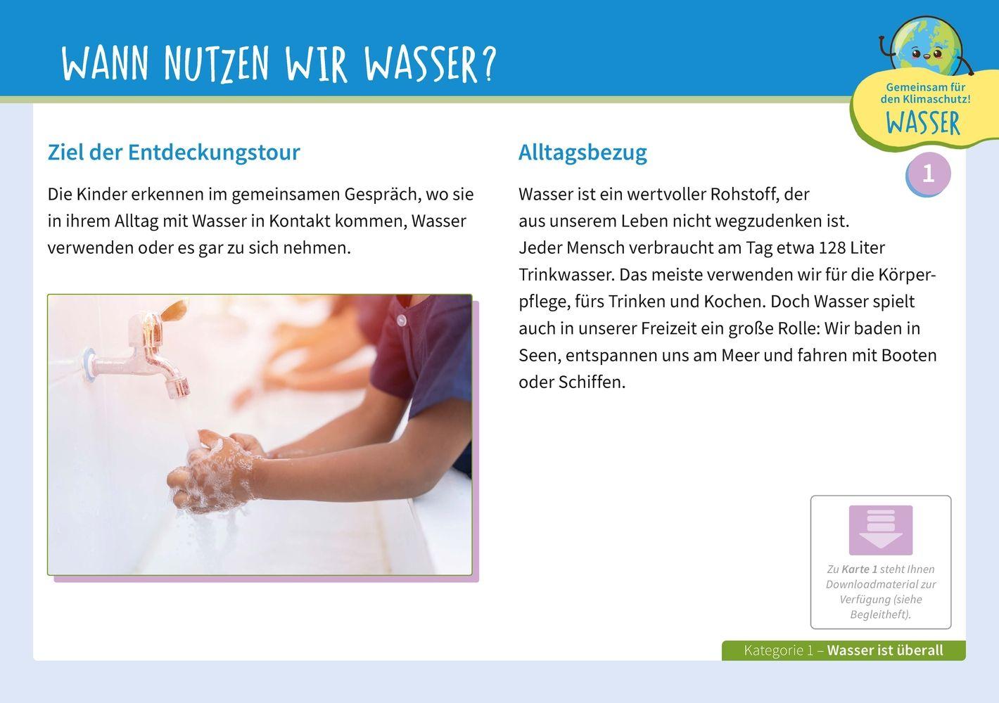Beispielinhalt (Bild) Gemeinsam für den Klimaschutz! Wasser