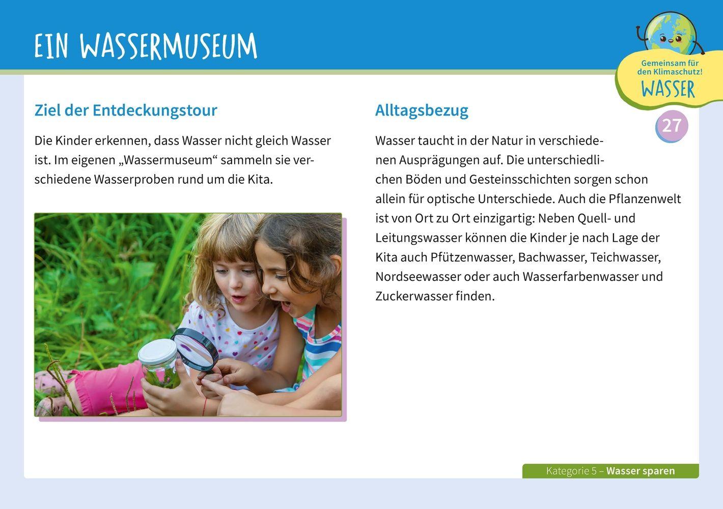 Beispielinhalt (Bild) Gemeinsam für den Klimaschutz! Wasser