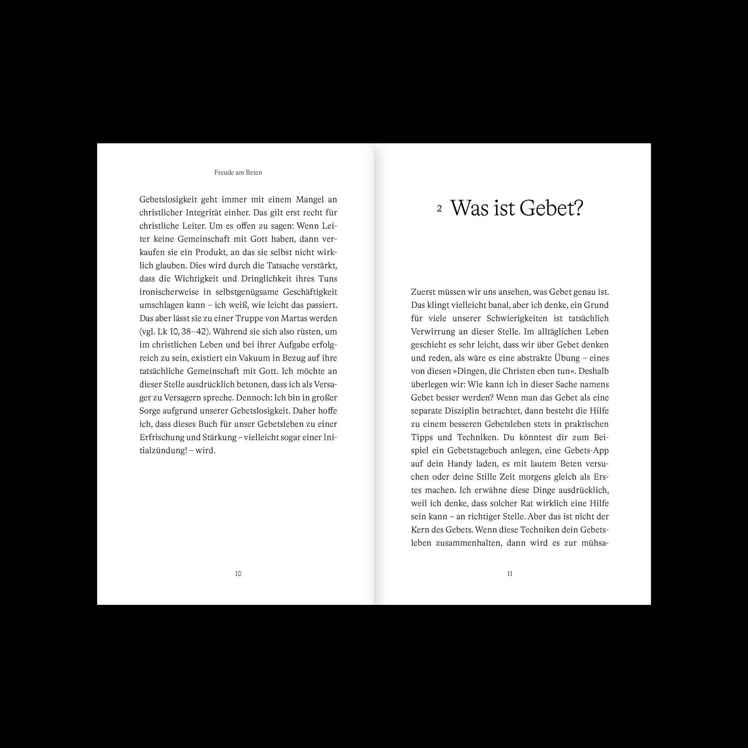 Beispielinhalt (Bild) Freude am Beten