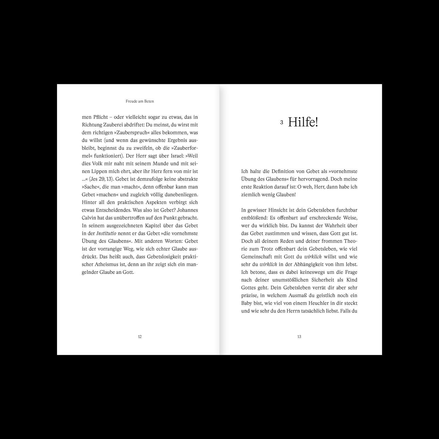 Beispielinhalt (Bild) Freude am Beten