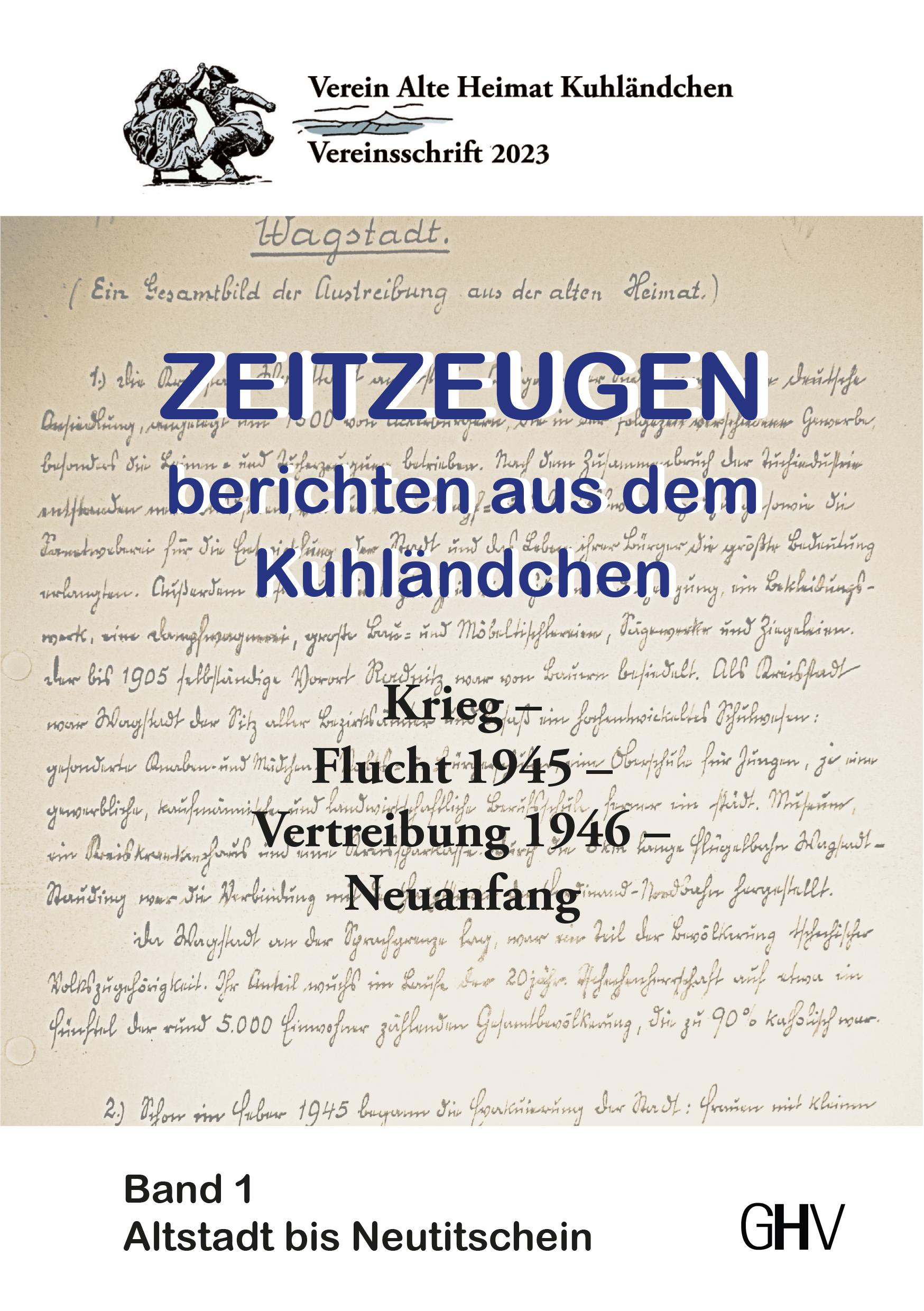 Vorderes Coverbild Zeitzeugen berichten aus dem Kuhländchen