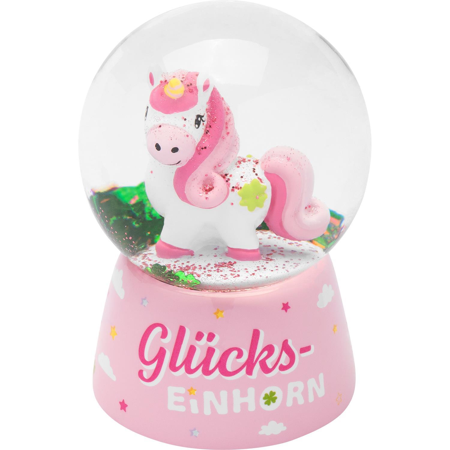 Vorderes Coverbild Traumkugel Motiv 'Glücks-Einhorn'